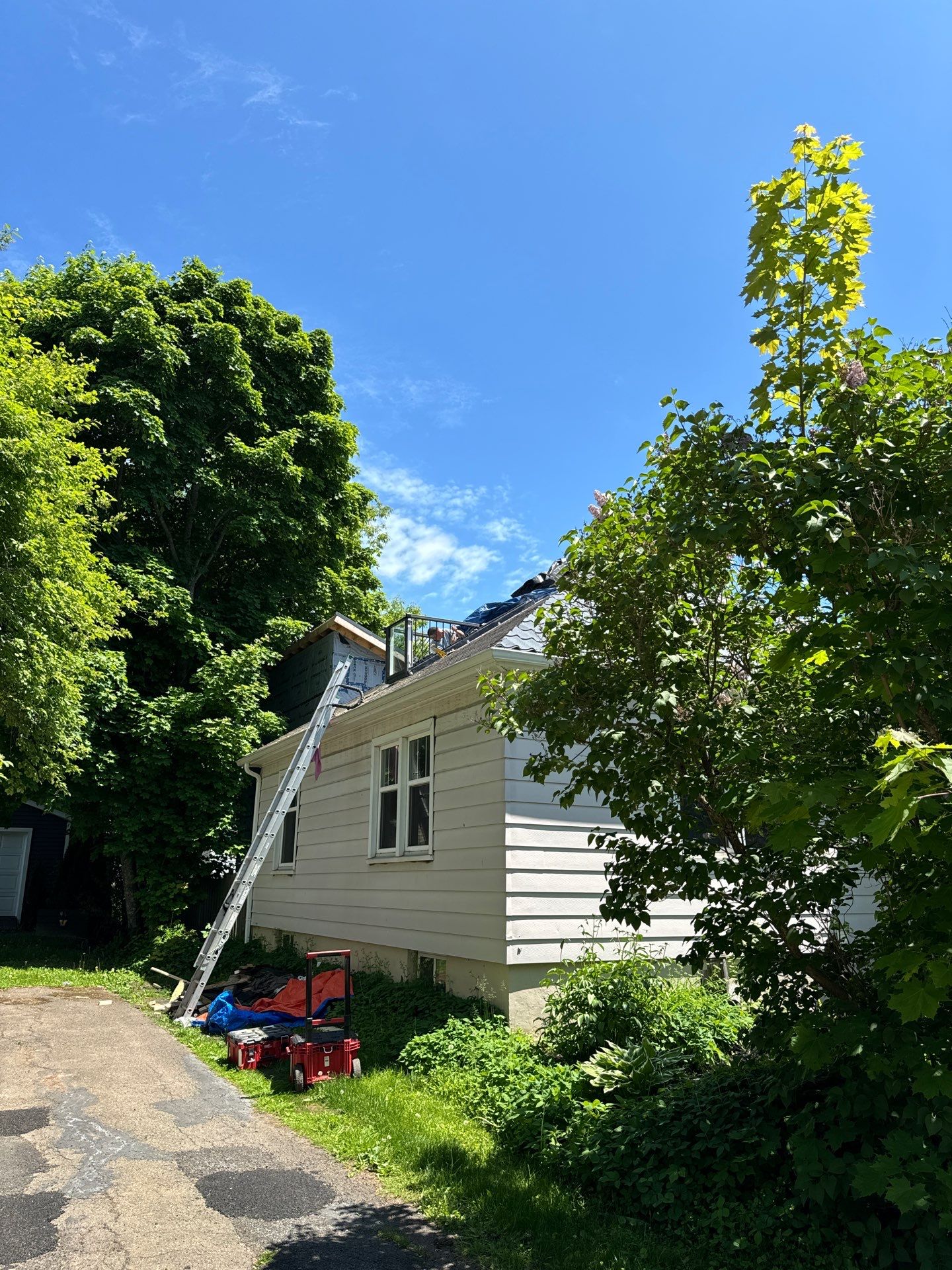 New balcony Skylight system installation by Bobby Built