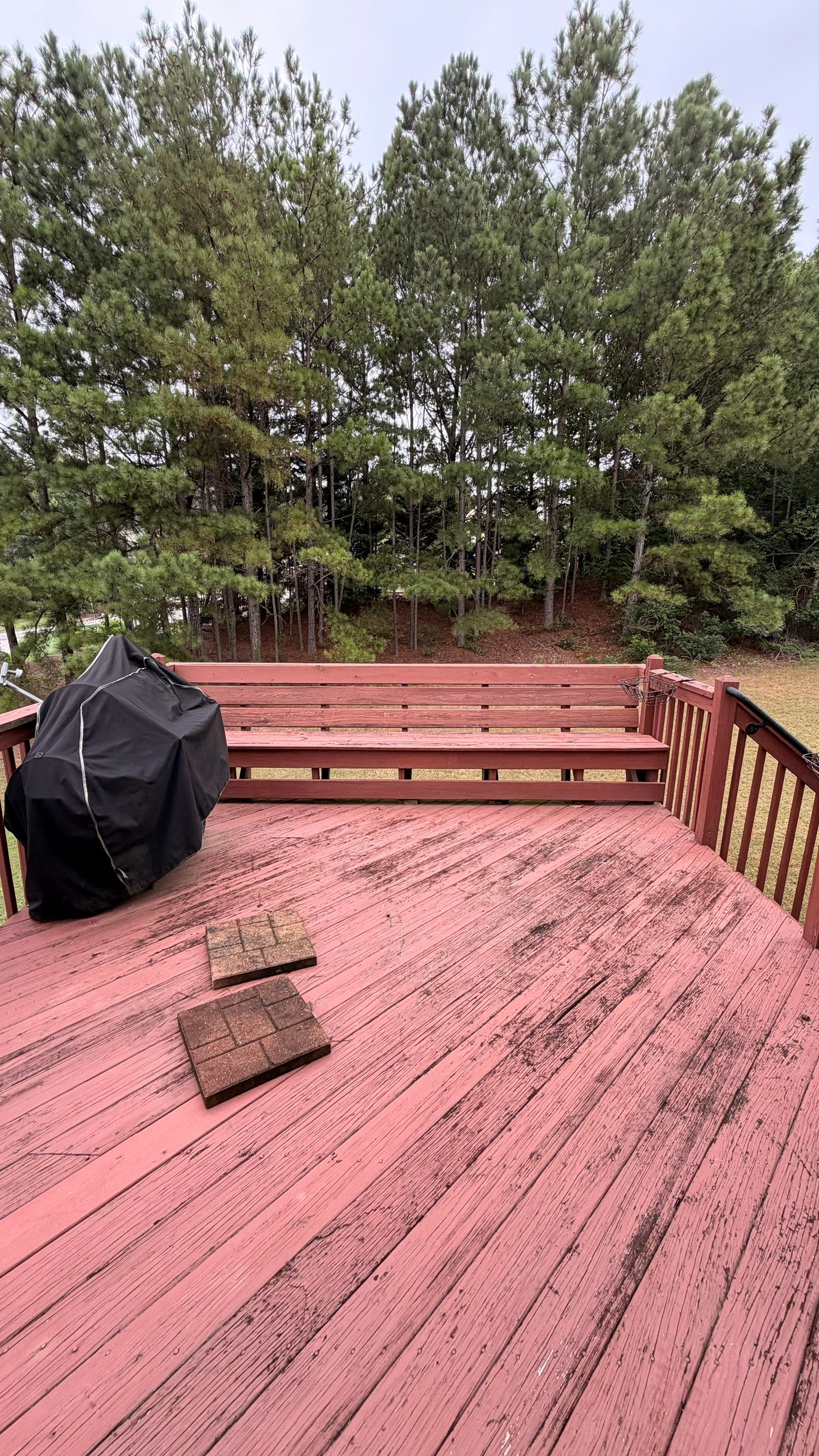 Elevated Pressure-Treated Deck and Staircase Rebuild in Douglasville by Swift Home Renovations