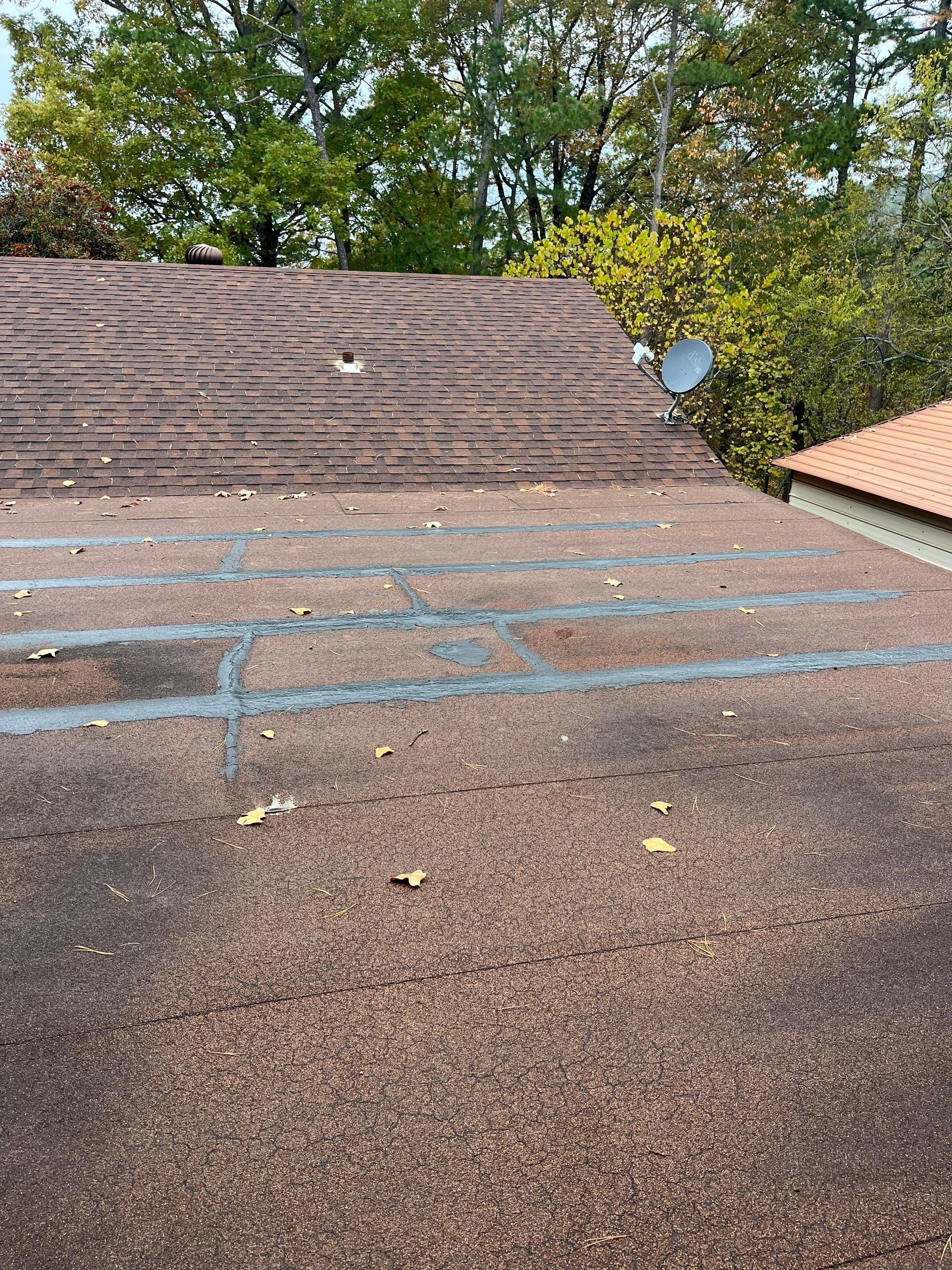Residential Roof Replacement With GAF Architectural Shingles in Hot Springs by Temple Roofing and Exteriors