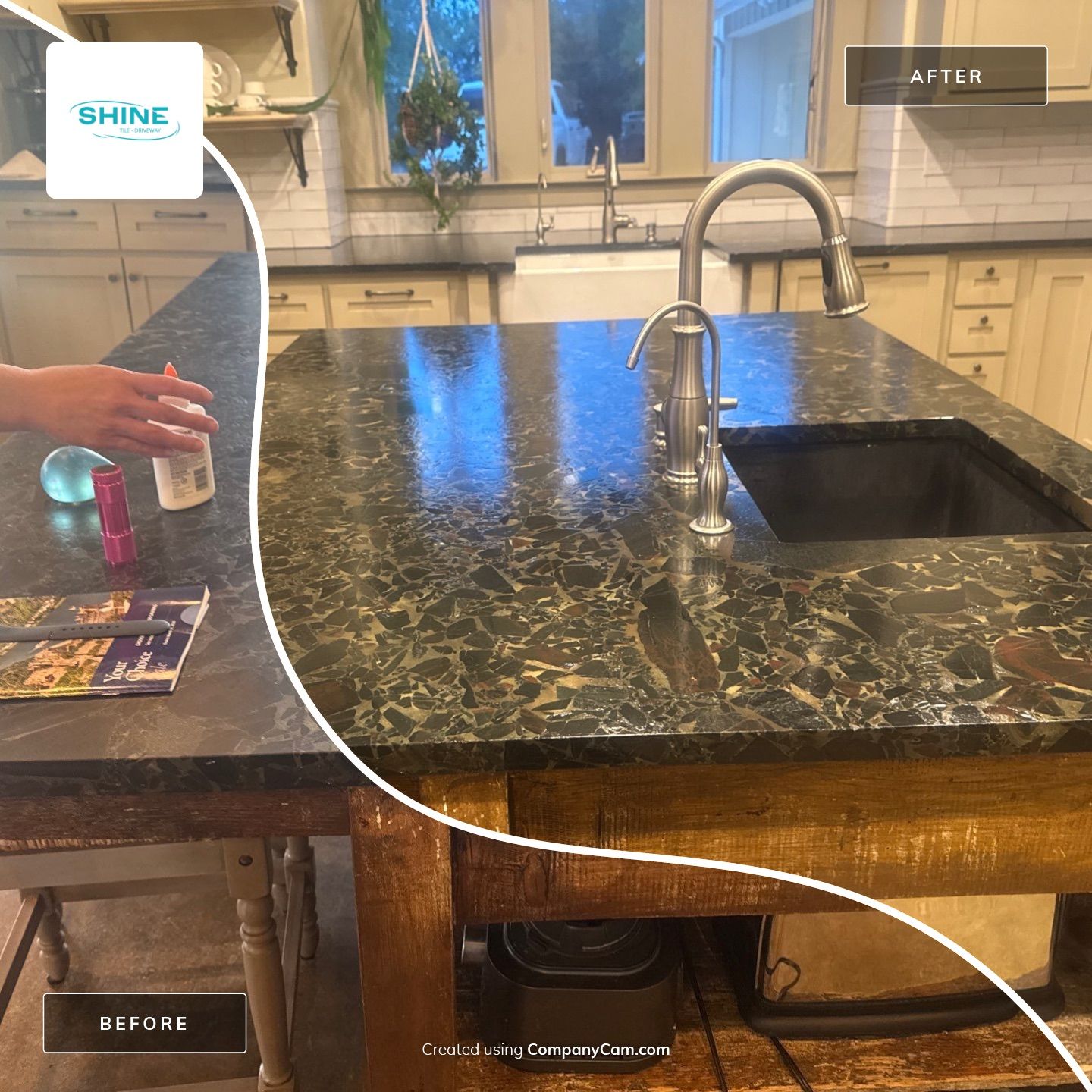 Project in Boerne by SHINE Tile and Grout Cleaning