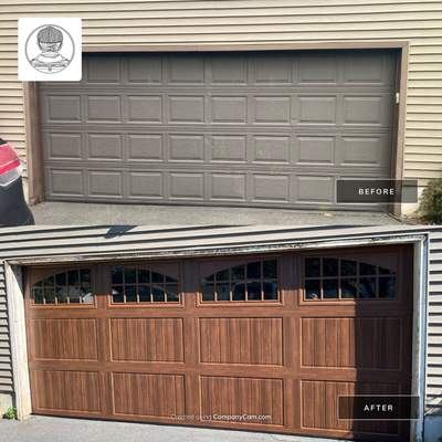 Classic Amarr Olympus Garage Door Transformation