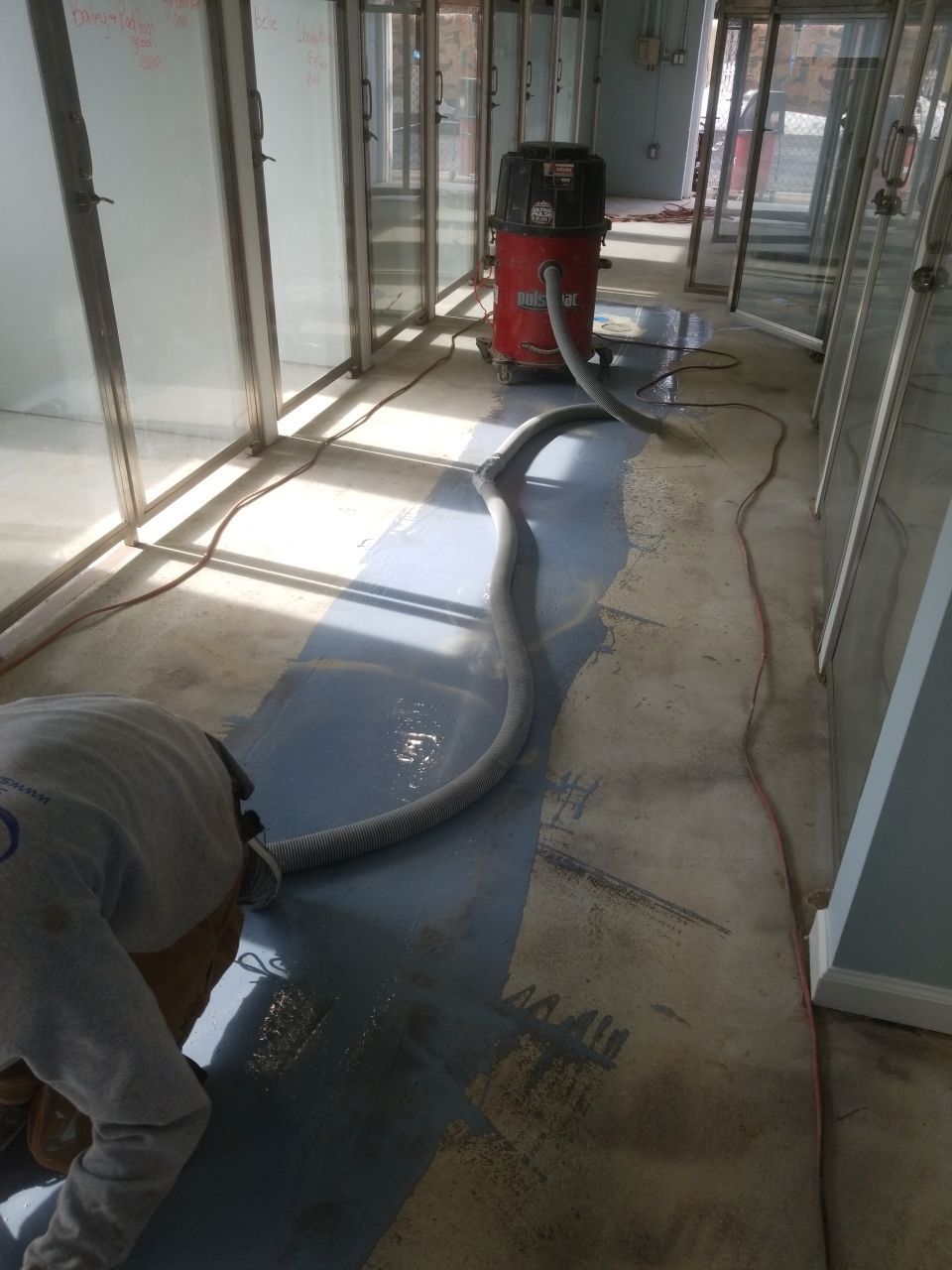 Kennel Floor Coating and Wall Painting using Penntek by Spectrum Painting, LLC