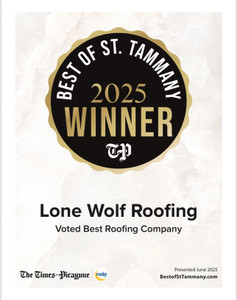 Logo for Lone Wolf Roofing