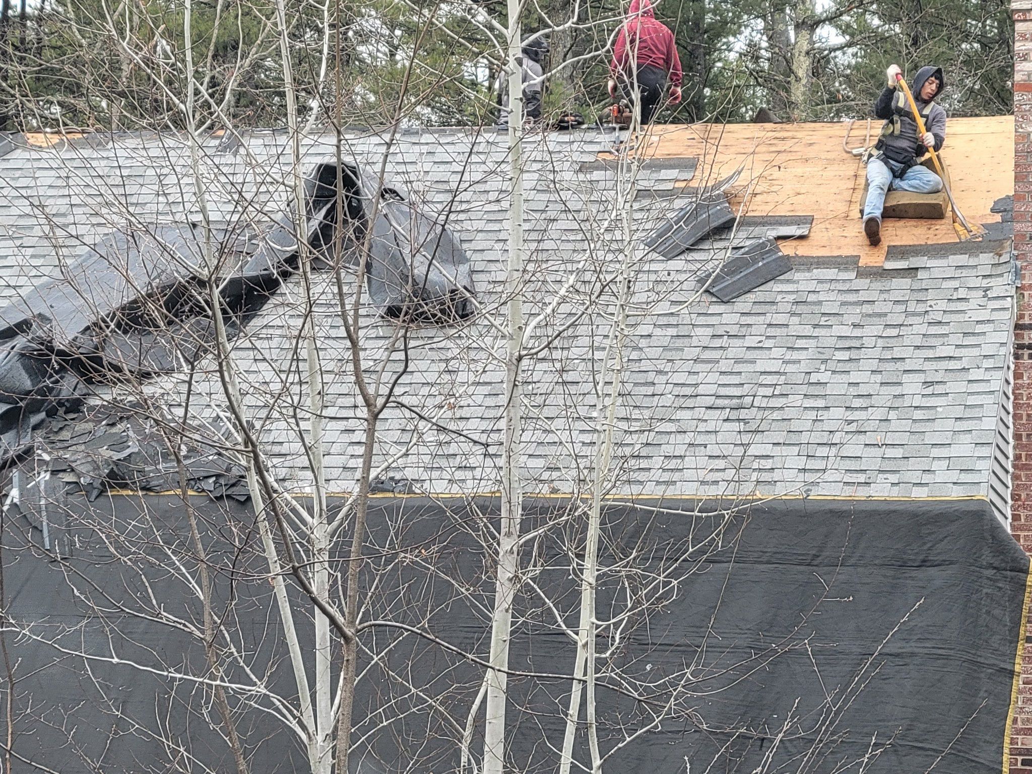 Residential Roof Replacement and IKO Cambridge Shingle Installation in Berwick by Tall pine roofing