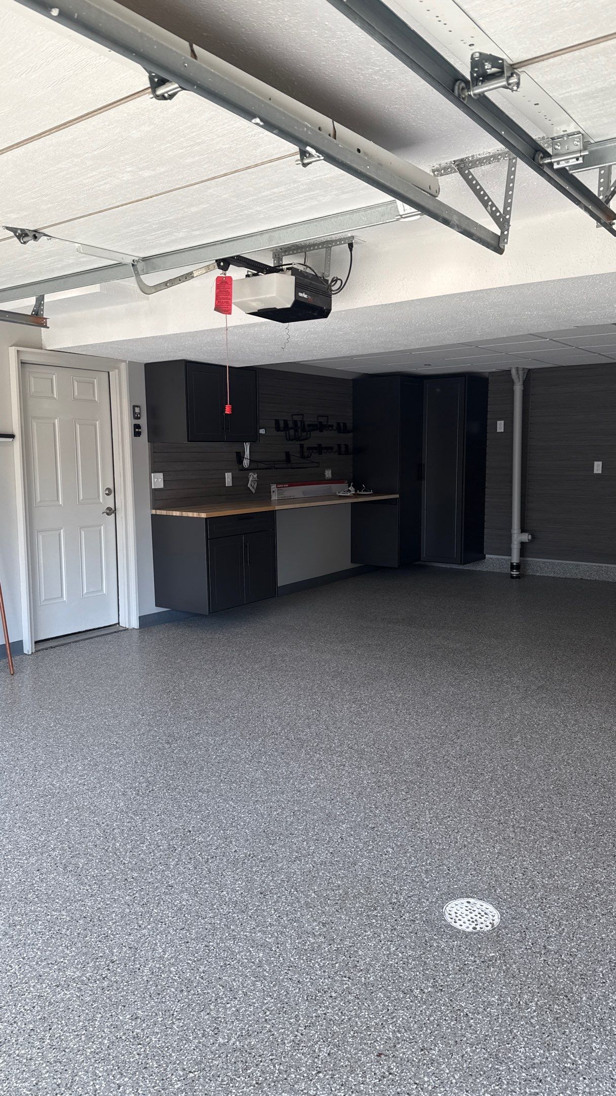 Wow Look Floor to Ceiling Slatwall  by Banner Garage