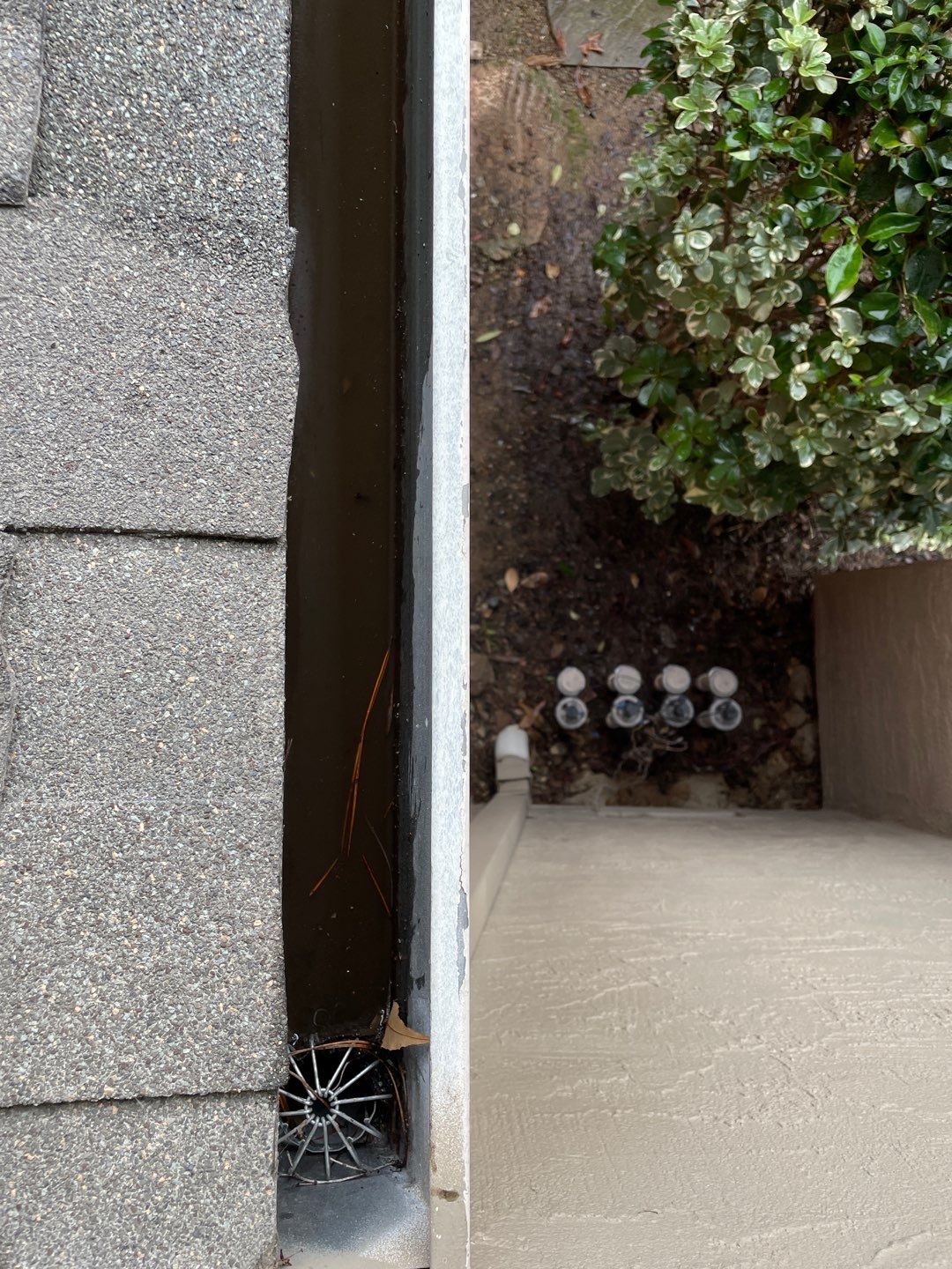 San Jose Gutter Cleaning on a 2 story home by All One Solar Shine