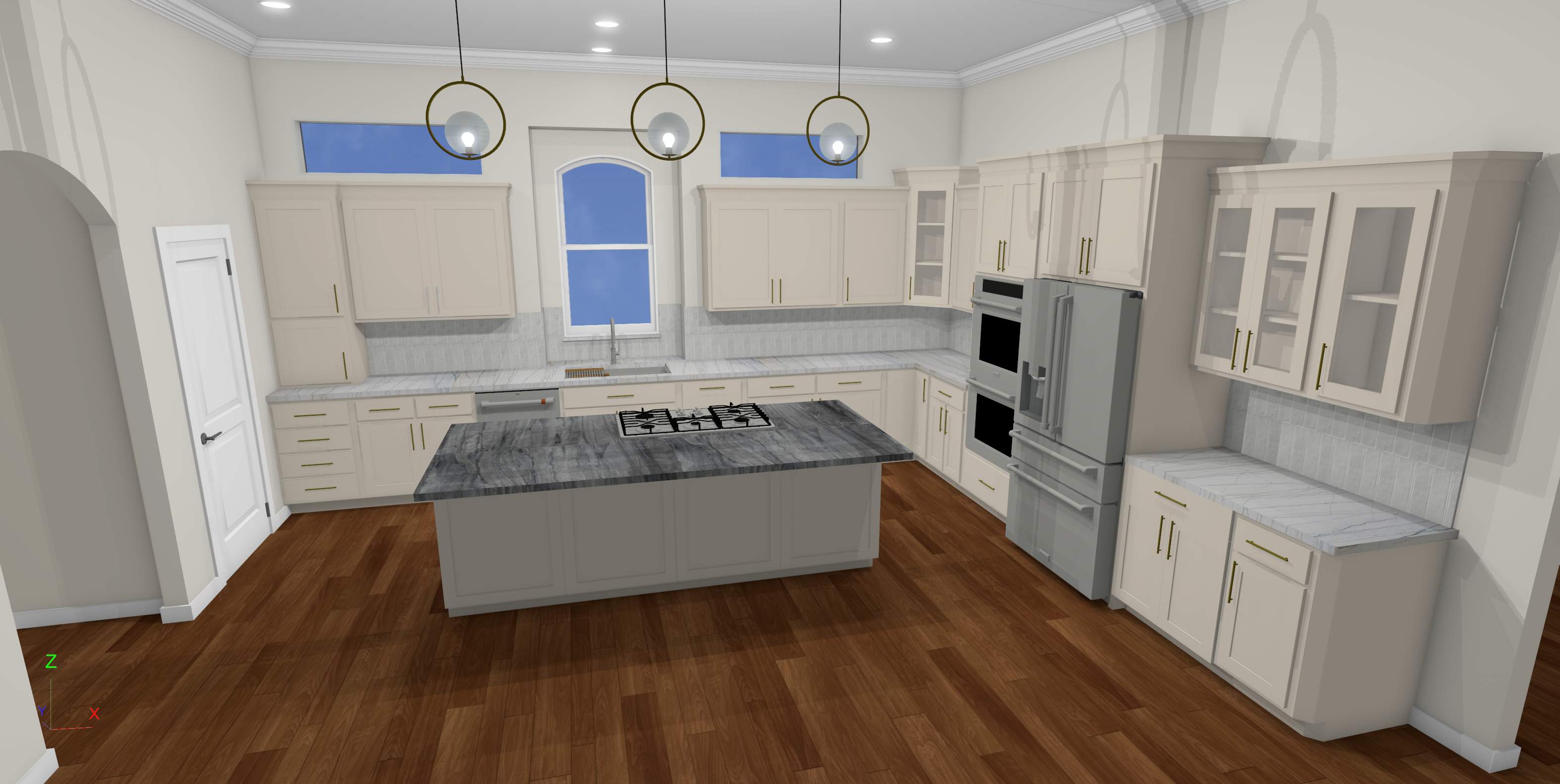 Kitchen Remodel using Quartzite by SLM General Contractors & Roofing