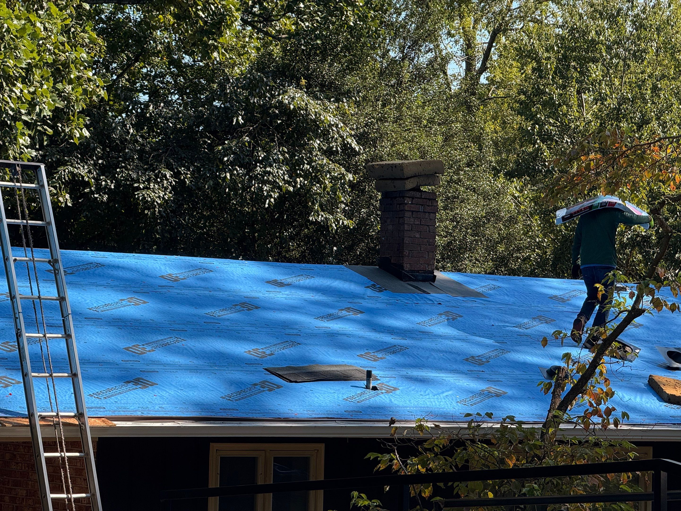 Residential Roof Replacement using TAMKO Titan XT Rustic Black by RISE Roofing & Restoration, LLC