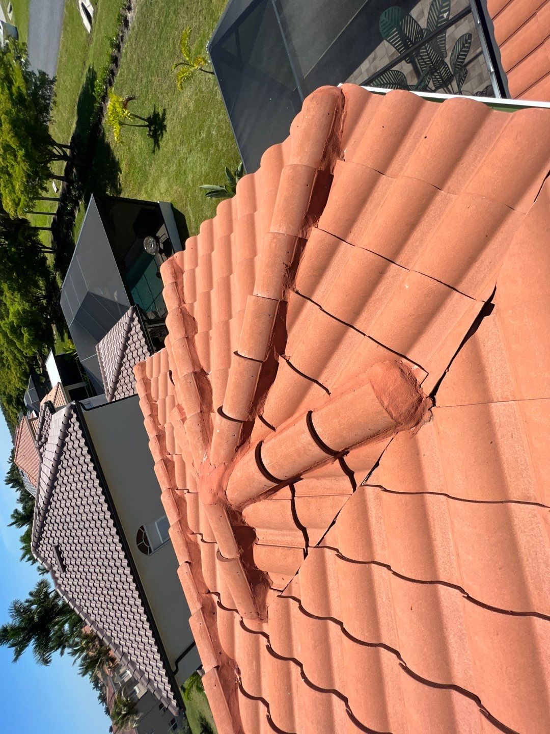 Residential Roofing Repair using Concrete Tile by Four Peaks Roofing