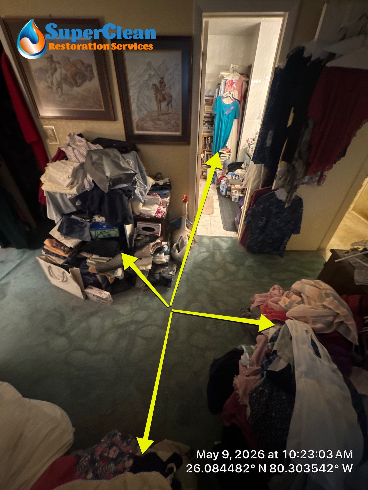 Water Damage Restoration and Structural Drying Services in Davie by SuperClean 