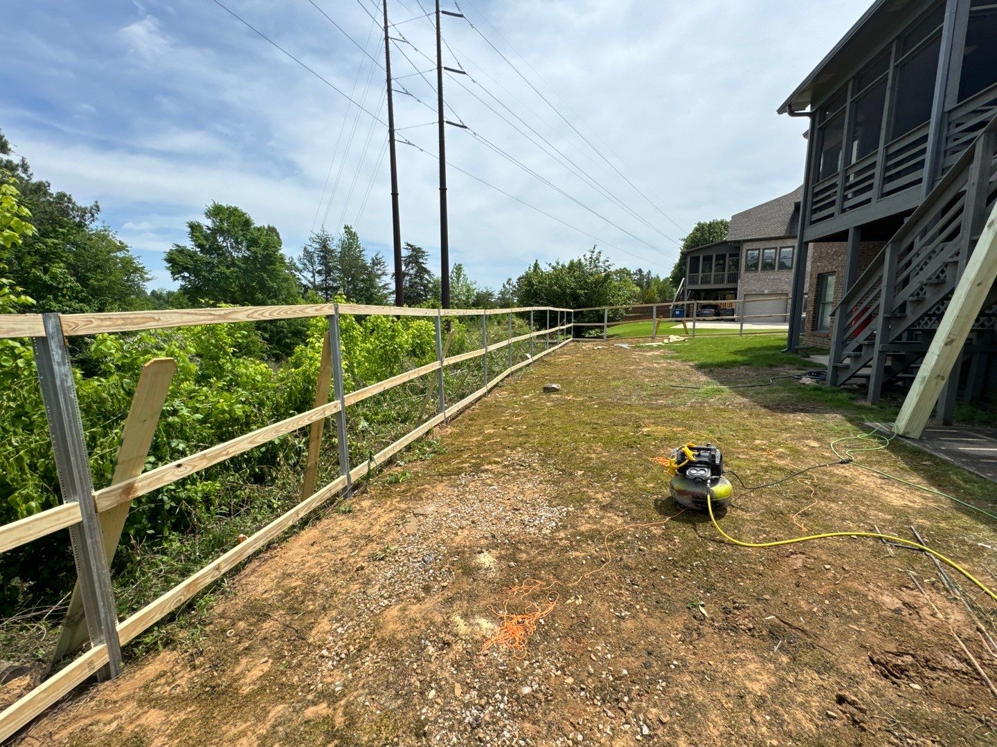Lake Crest - Fence by Pillar and Pine