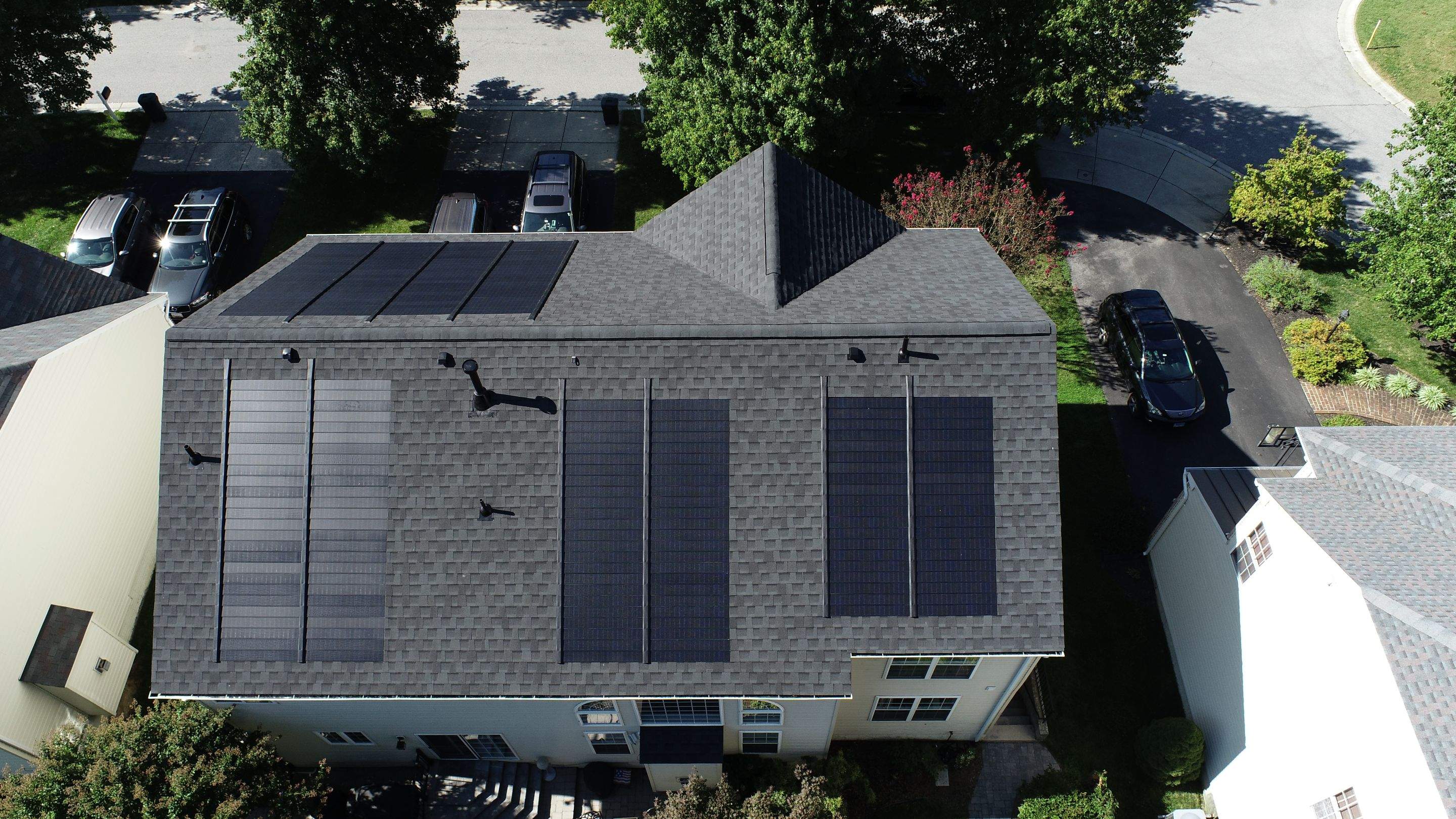 GAF Timberline Solar Roof Ellicott City, MD by American Home Contractors