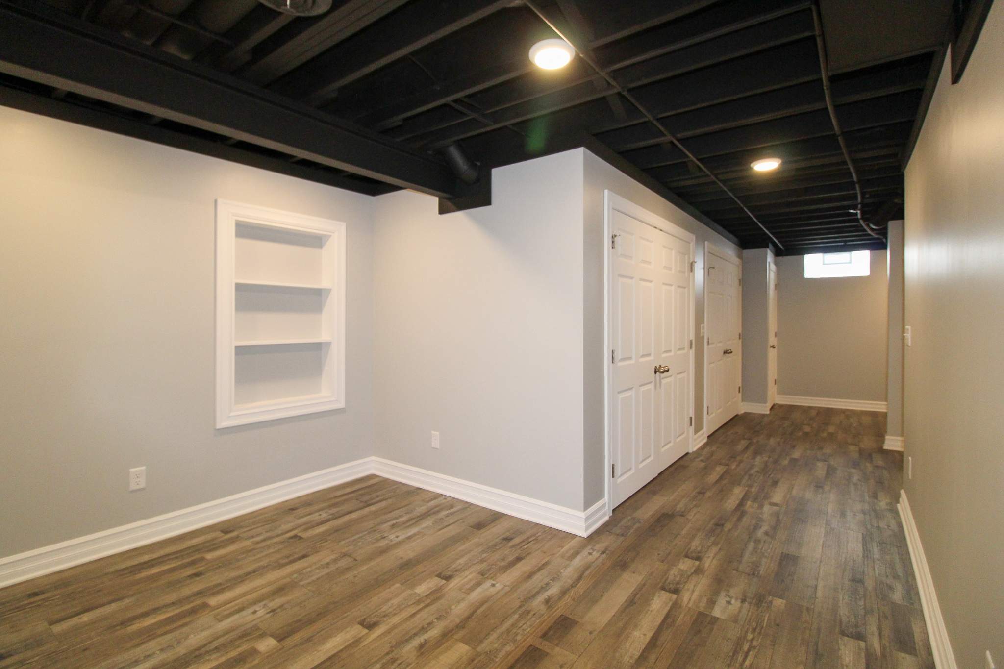 Basement Remodel by Ivy Lea Construction
