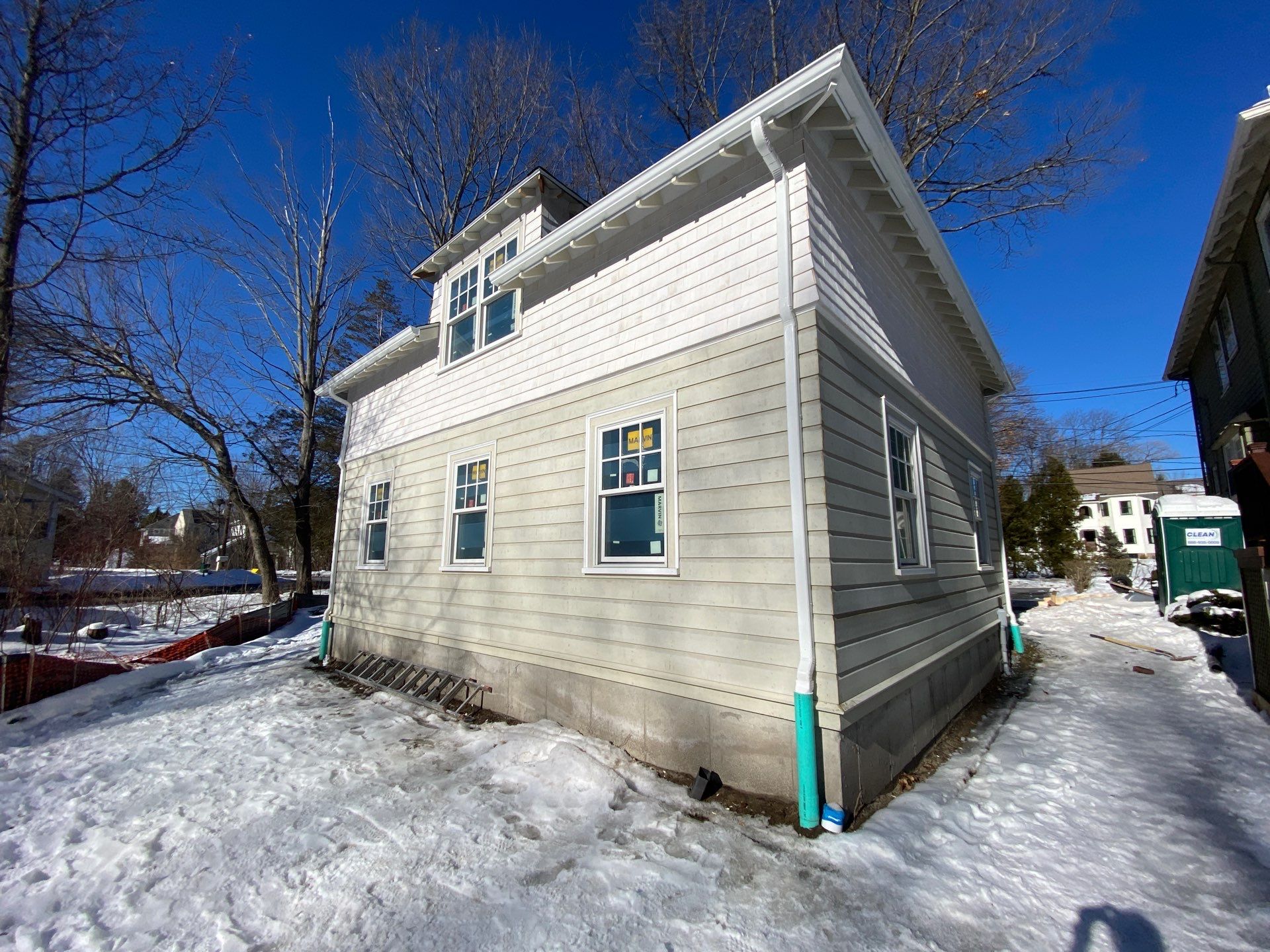 5" Seamless Aluminum Gutter Installation in Lexington, MA by Gutter Pro Enterprises