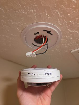 Installation of power points and smoke detectors