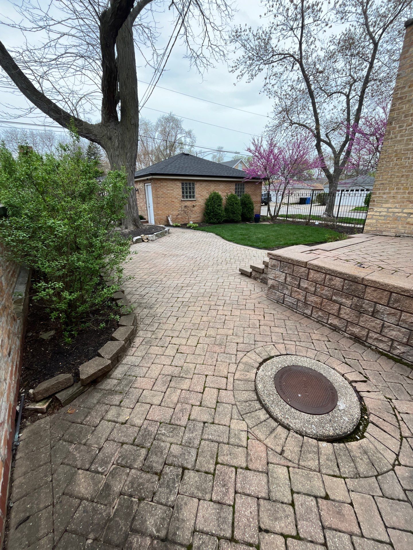 Brick repair, CSS, and stone cleaning by Northern Power Washing LLC.