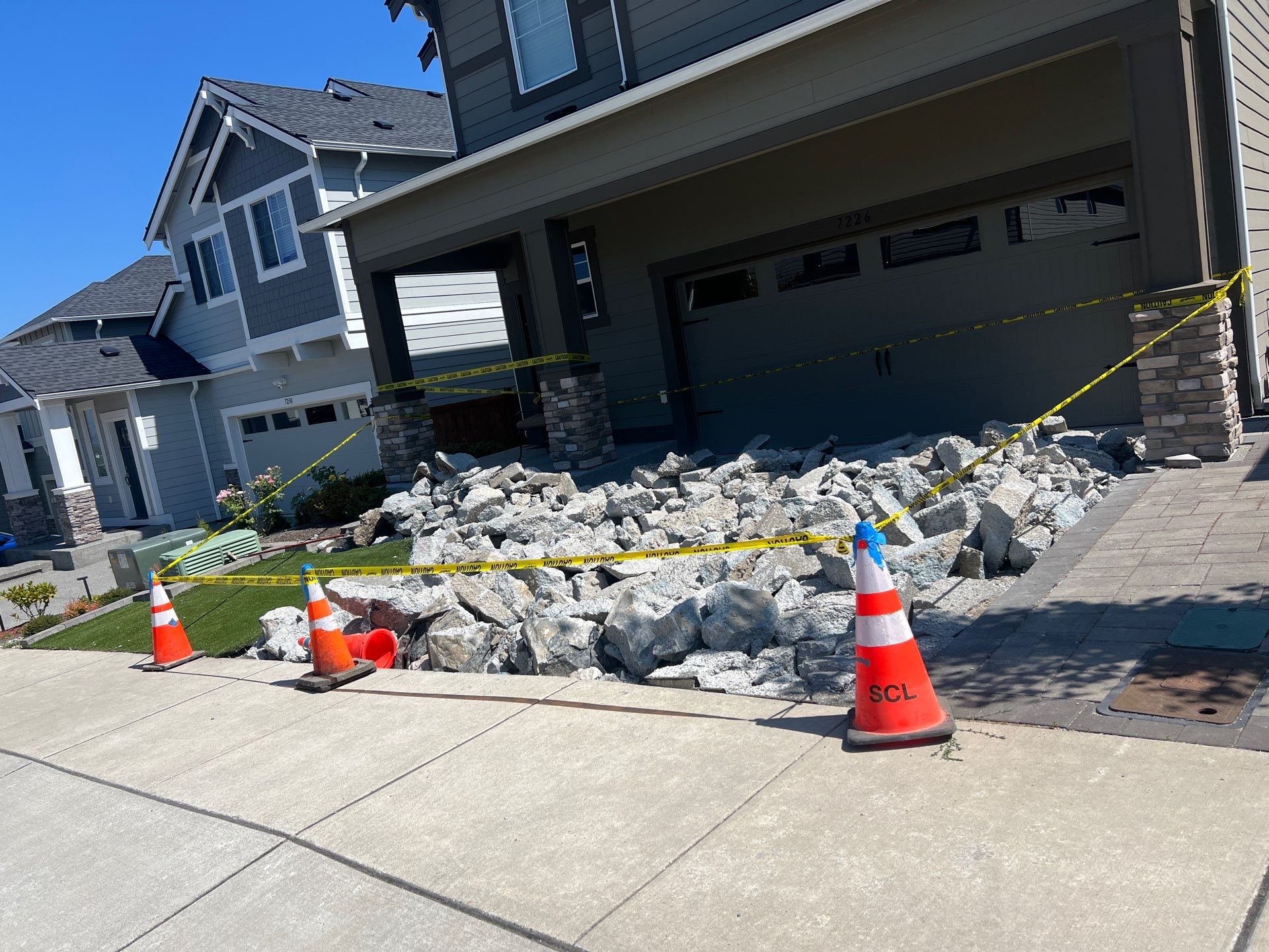 Concrete Driveway Makeover | Snohomish  by Jireh Asphalt & Concrete Inc 