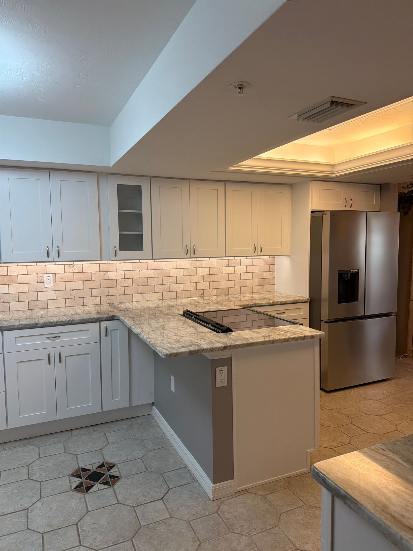 Completely Re-imagined Modern Condominium Kitchen Remodel  by Acies Renovations