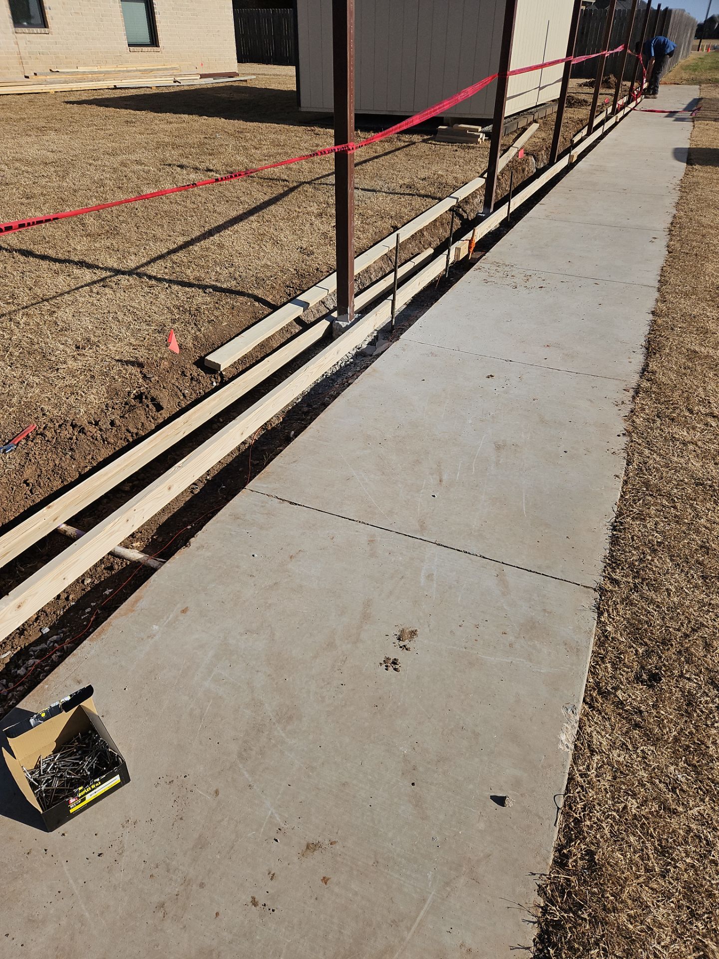 Concrete Sidewalk And Footer by Clays Services Inc