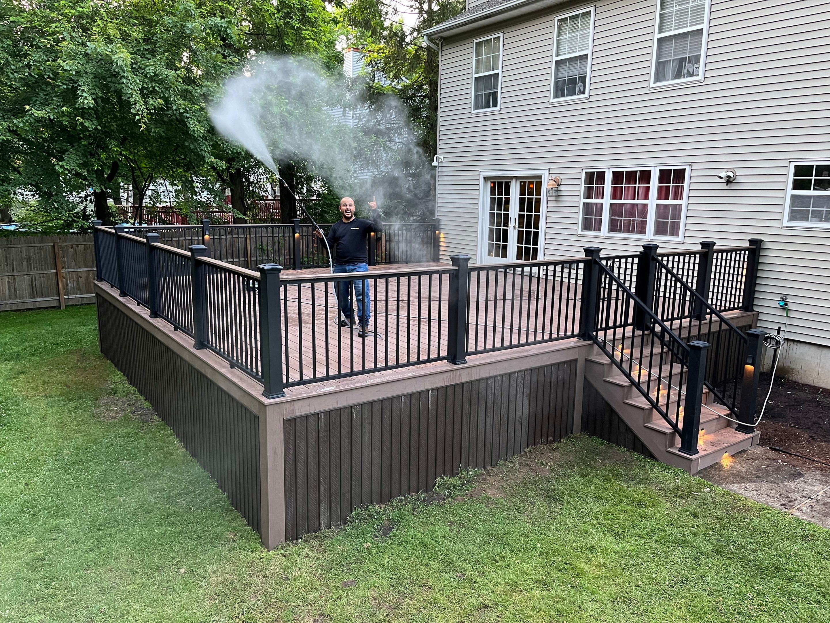 New Deck in Robinsville by deck guardian