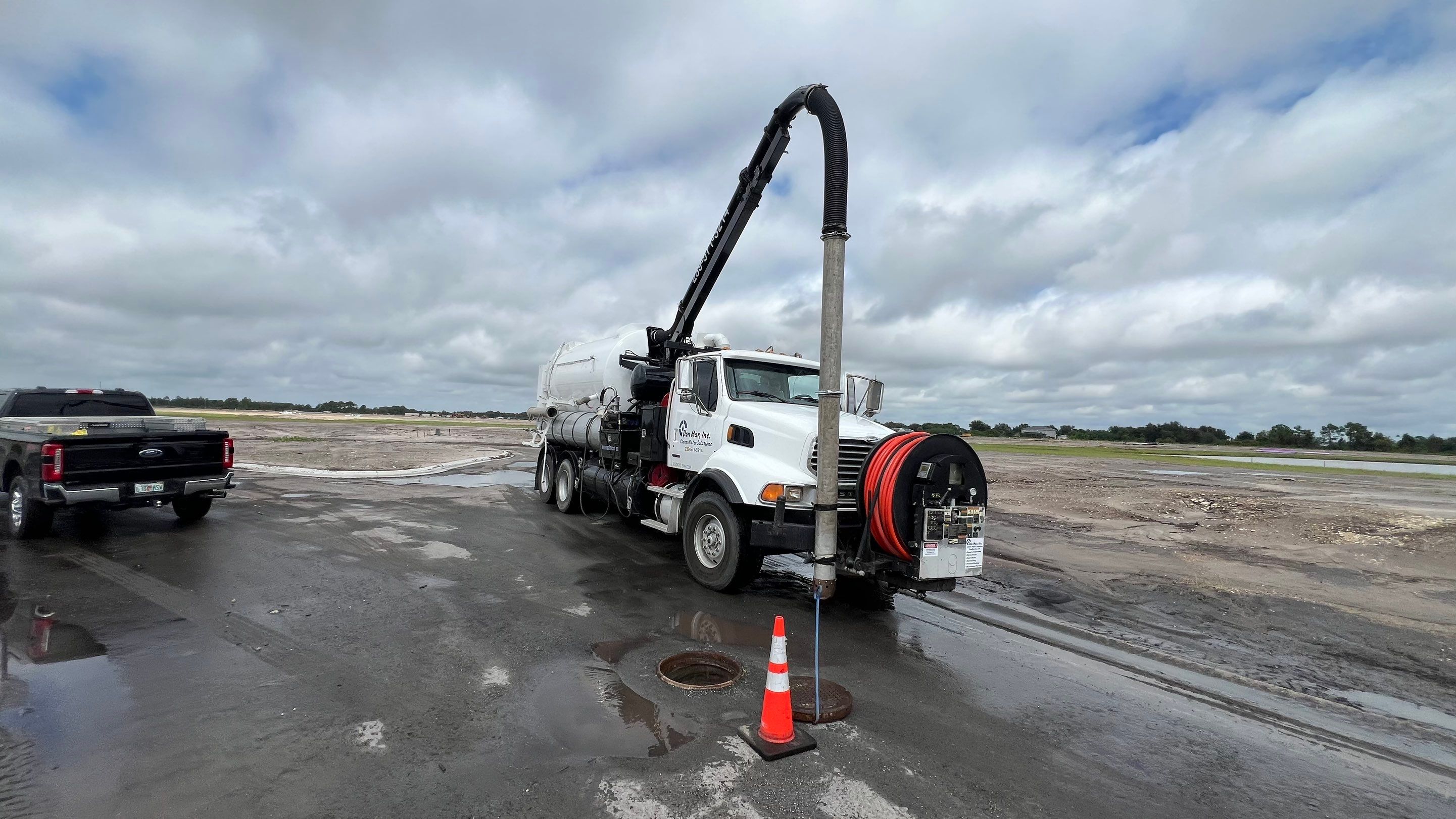 Lehigh Acres New Construction Community Sewer System Cleaning Part 1 by Don Mar, Inc. Storm Water Solutions