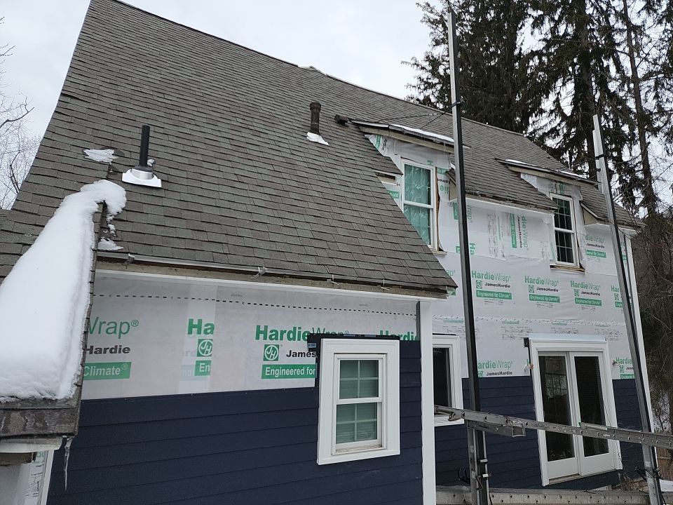 Siding Installation using James Hardie by UBrothers Construction