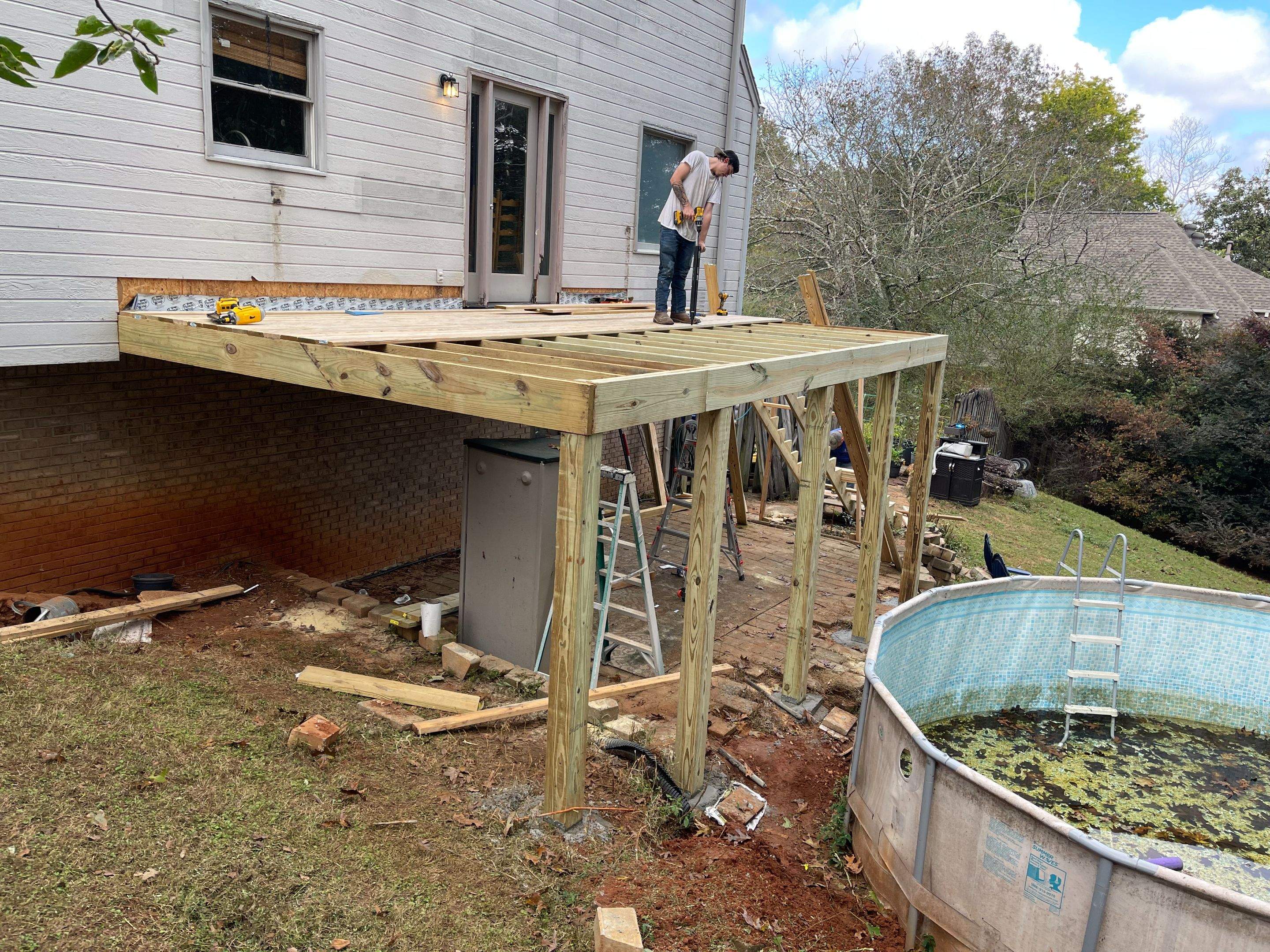 Balmoral Estates Screened Deck  by Pillar and Pine