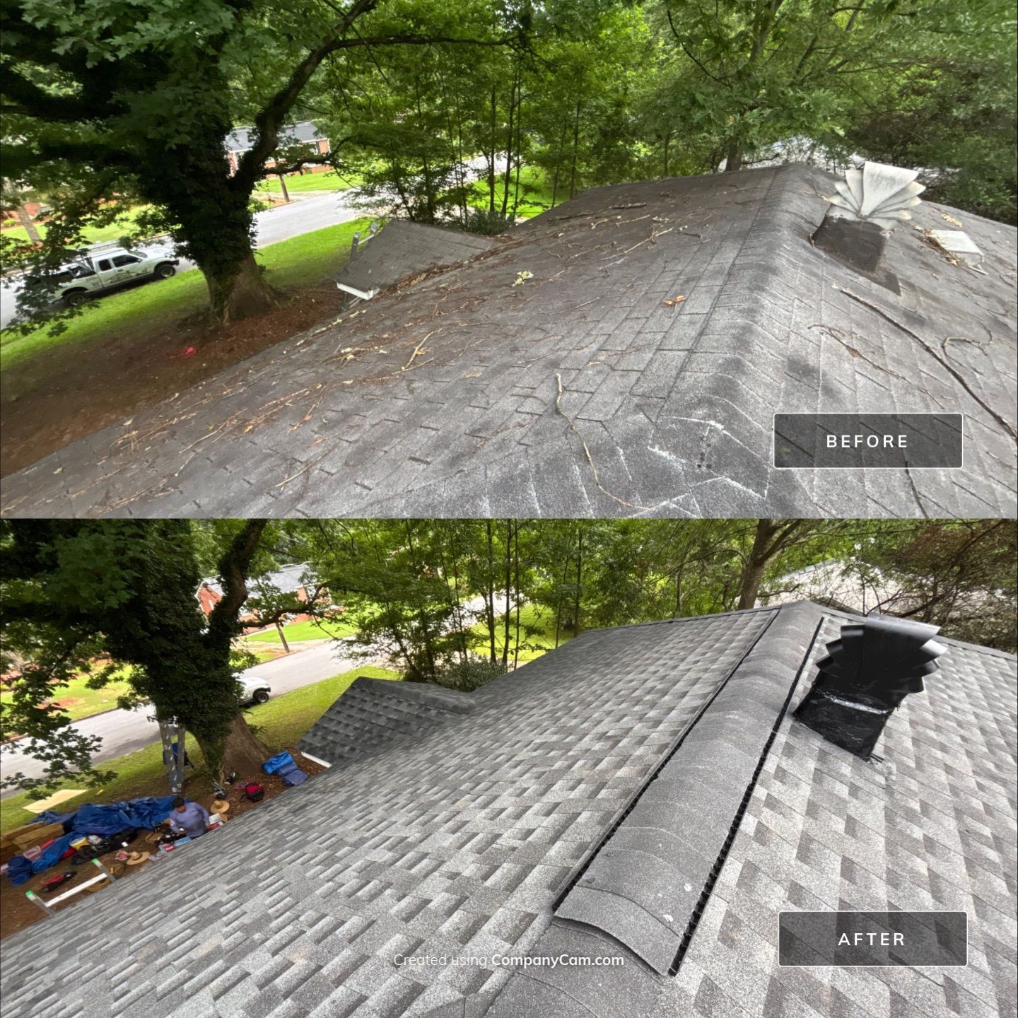Roof replacement by Deerfield Roofing LLC