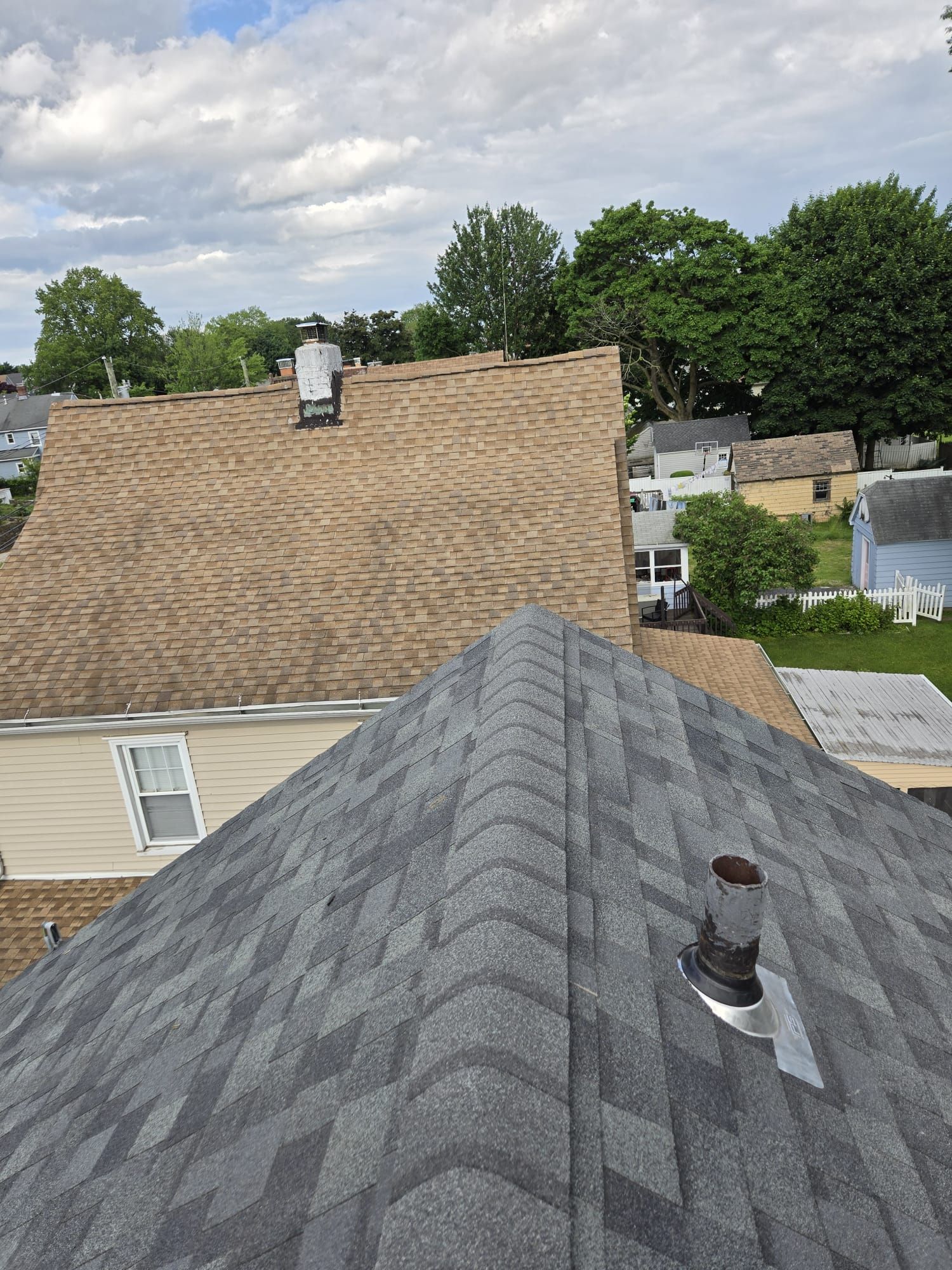 Residential Roofing Installation using Owens Corning TruDefinition Duration AR - Estate Gray by A Plus Exterior