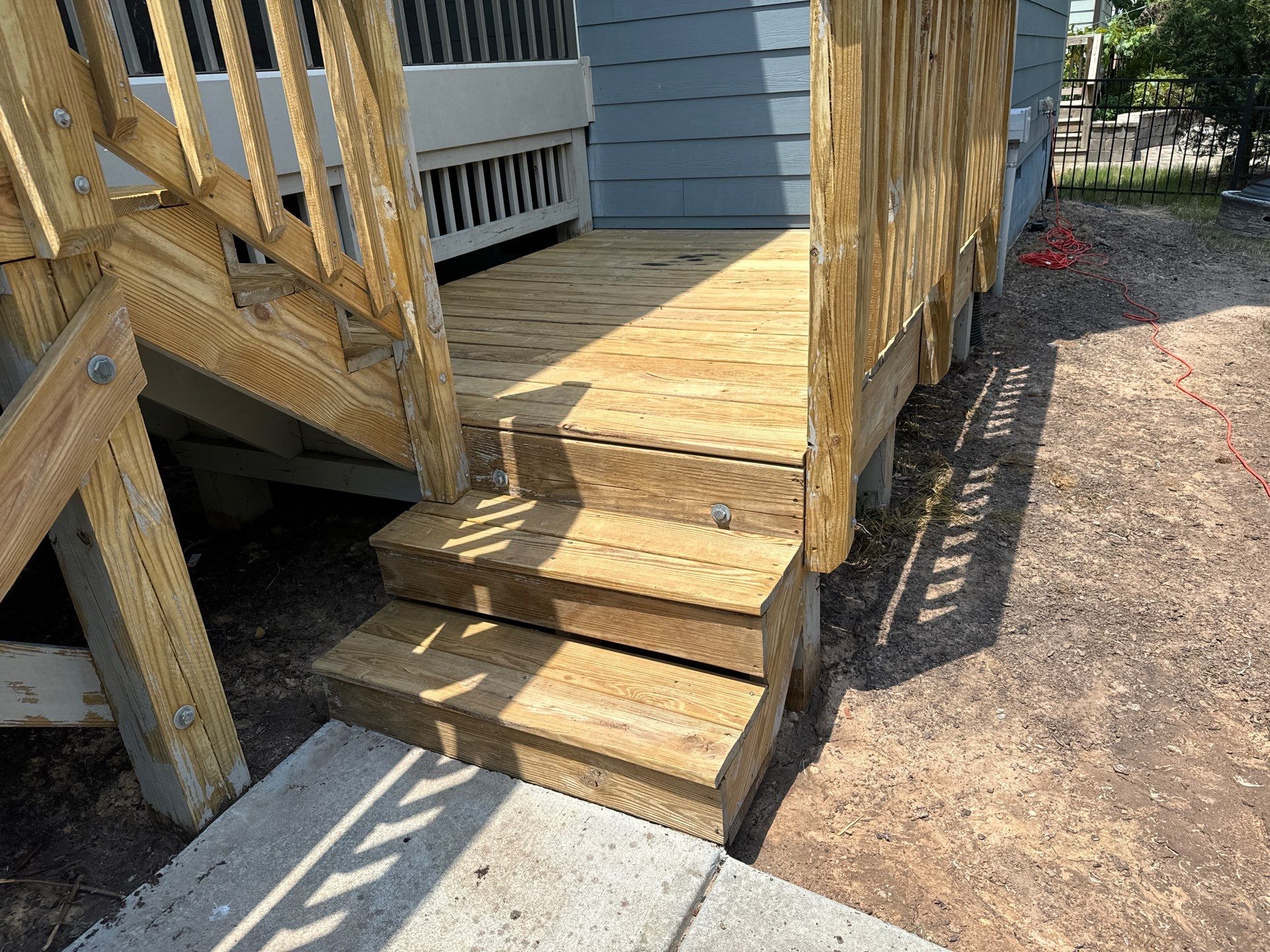 Weathered Deck using Wood Sealant by DuraSeal