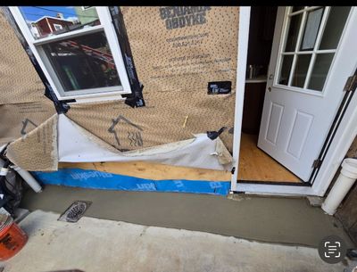 Back Wall Siding Replacement & Breezeway Roof.