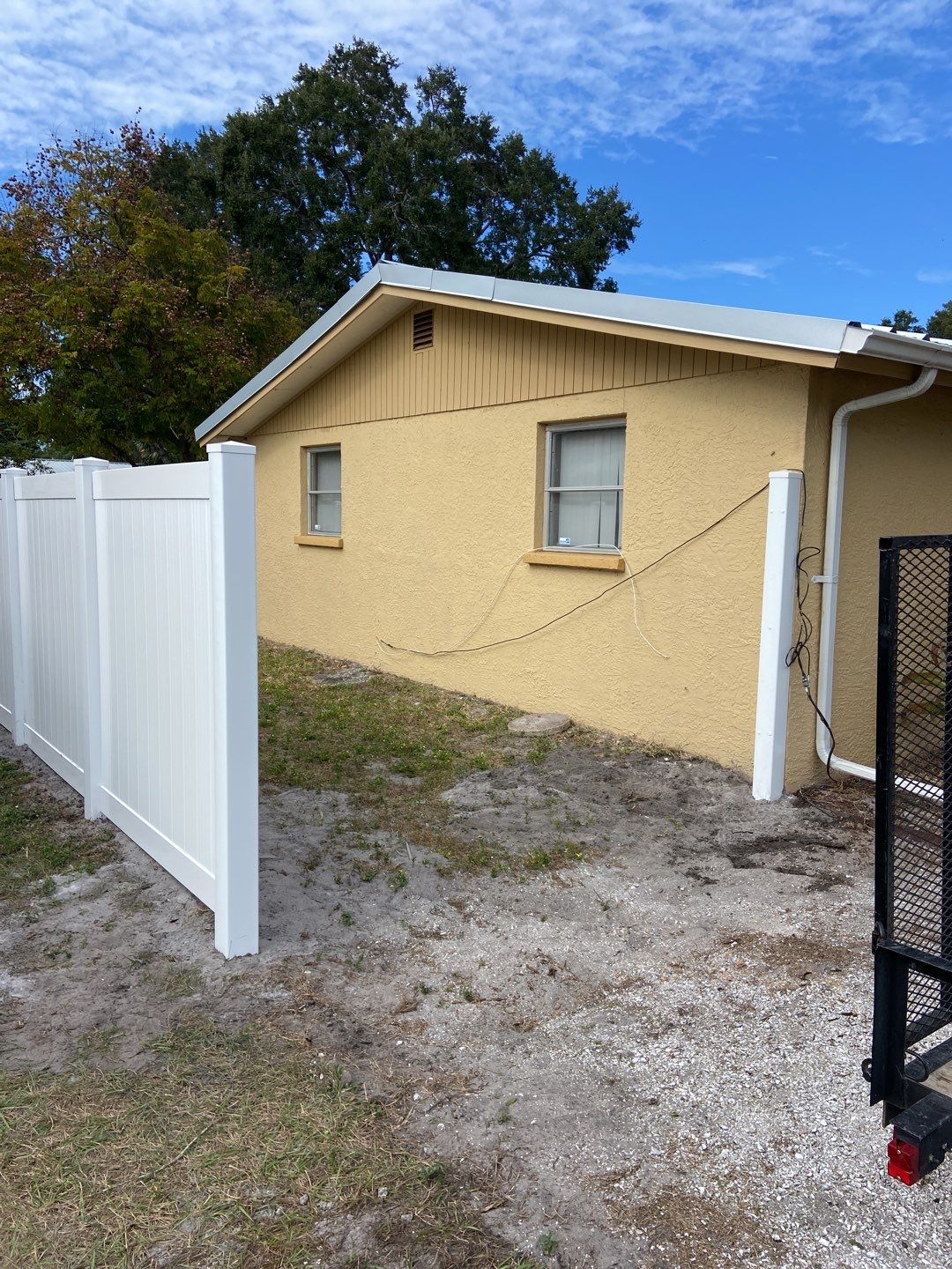 Sarasota, FL 6 ft. Tall White Privacy Fence  by Asap fence and gates, LLC