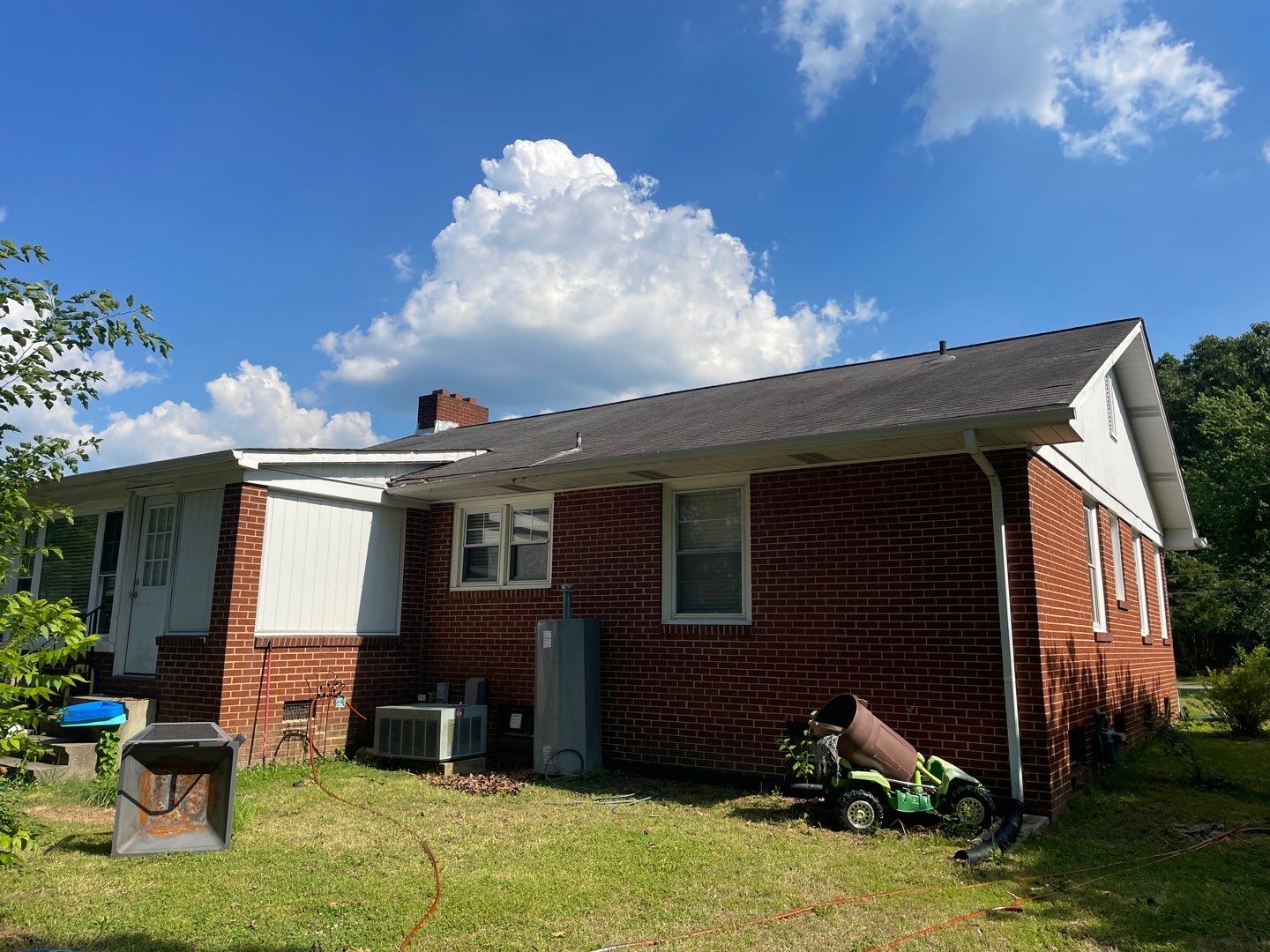 Carolina Blue Standing Seam Roof by Just In Time Roofing and Restoration