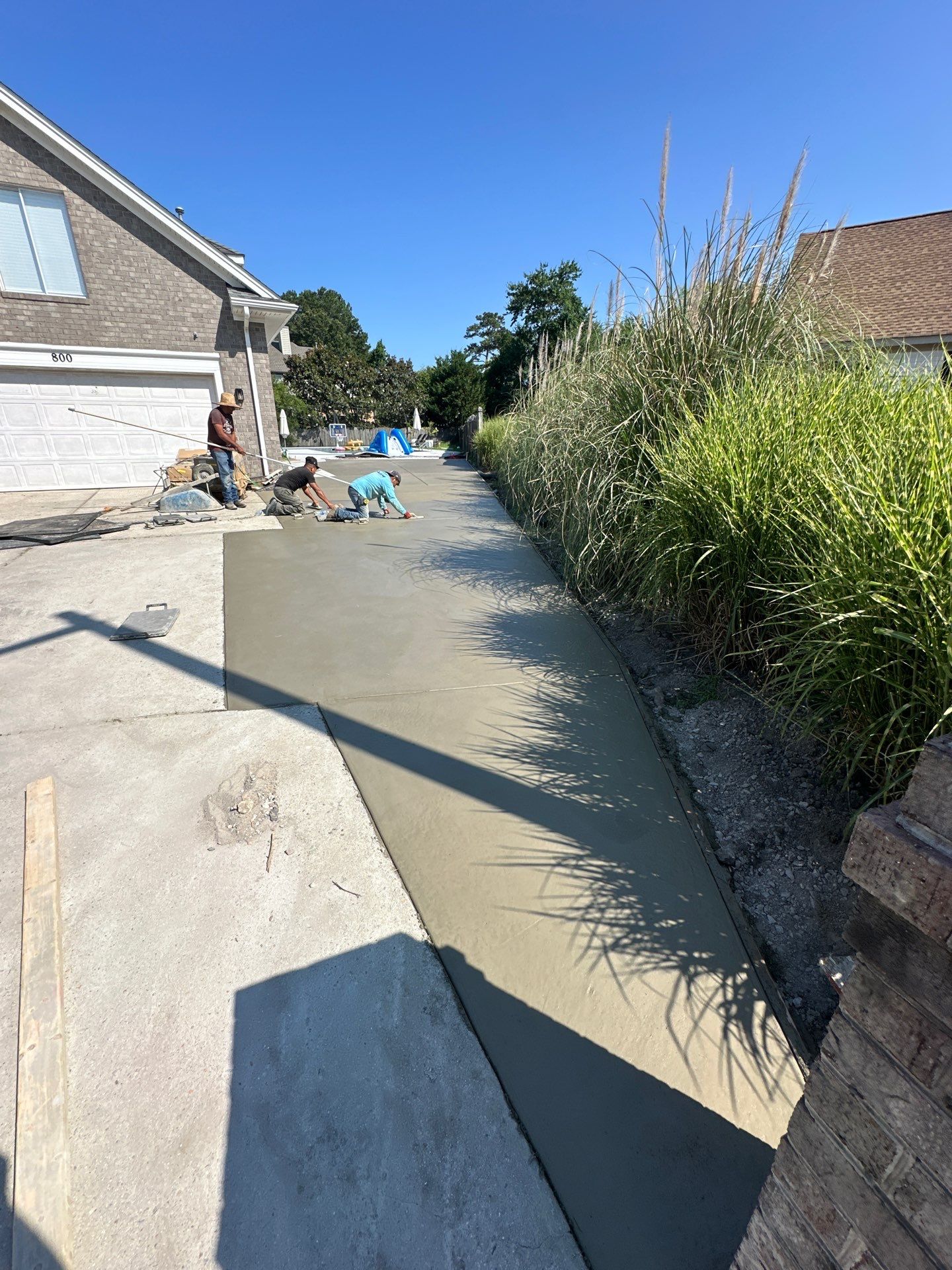 Project in Virginia Beach by Sam The Concrete Man Virginia Beach