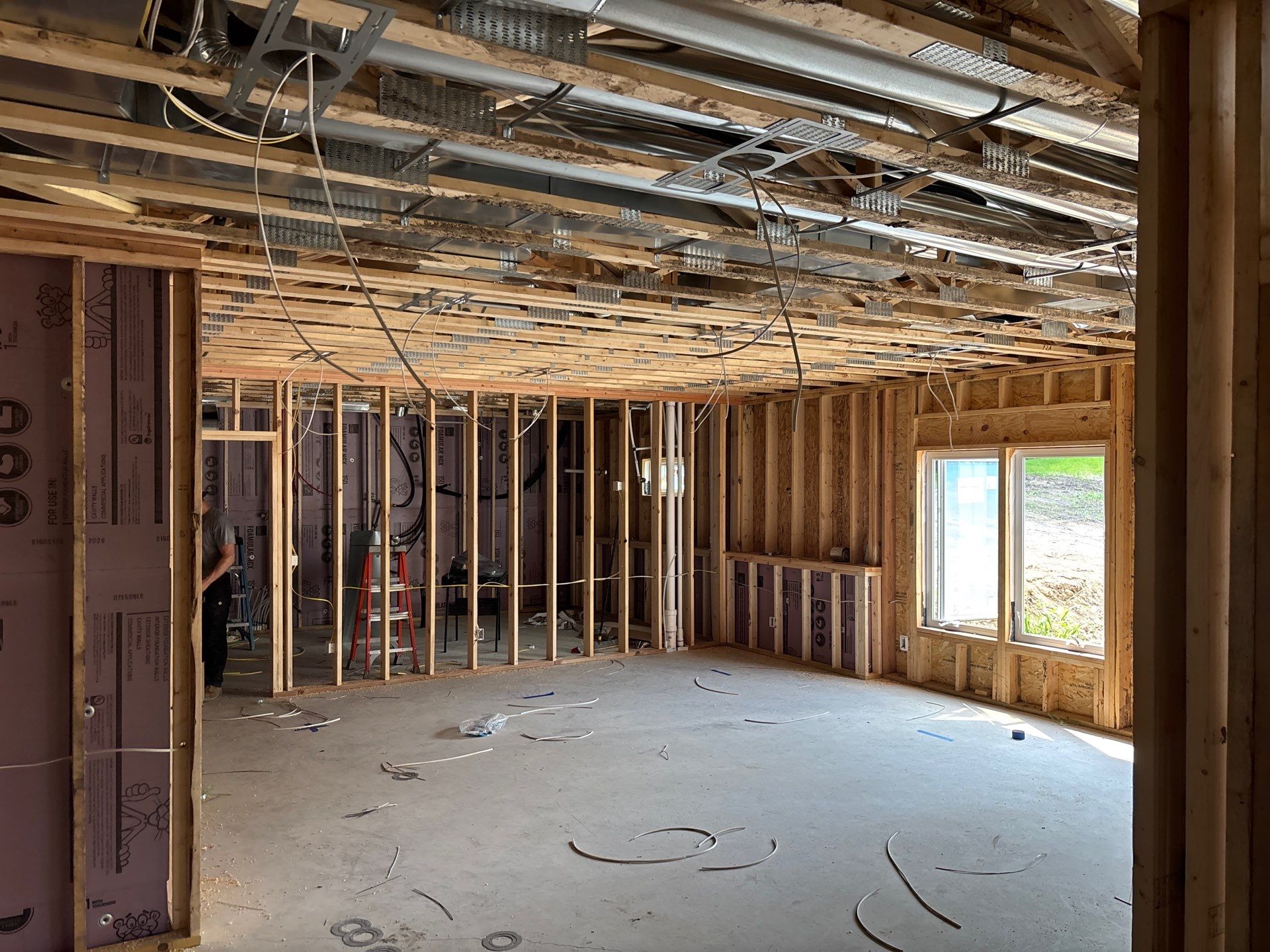Comprehensive Electrical Rough-In and Service Installation in Maple Lake by Walter Electrical Contractors