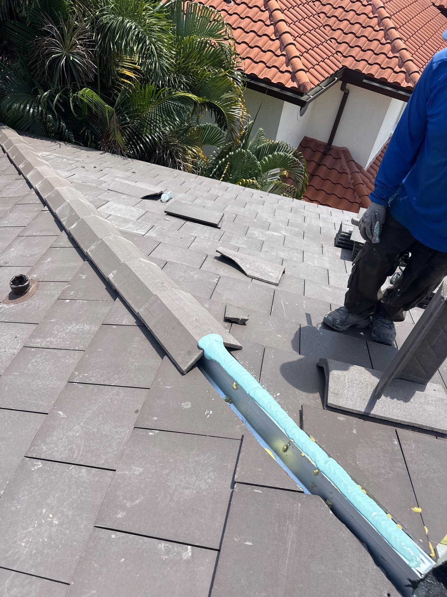 Residential Roofing Installation using WestLake Roofing Tile by BLUES BROTHERS ROOFING