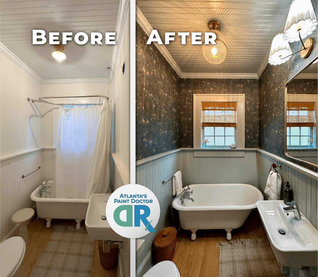 Dining Room & Bathroom Updates by Atlanta's Paint Doctor