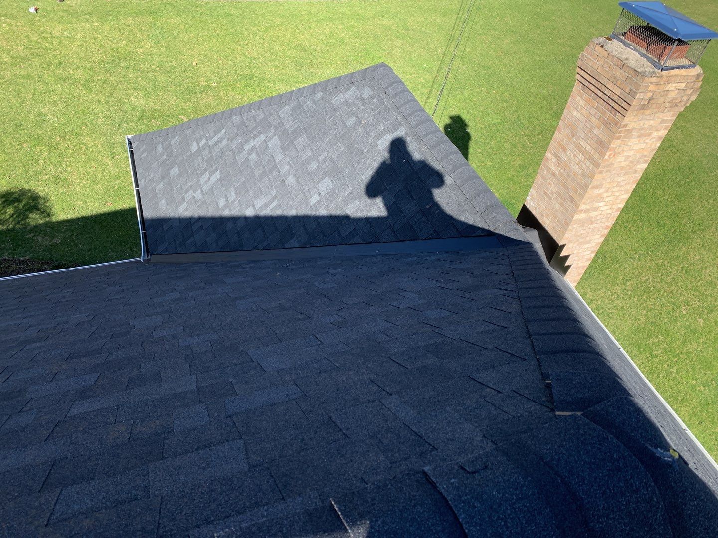 Residential Roofing Installation using Owens Corning TruDefinition Onyx Black by A Plus Exterior