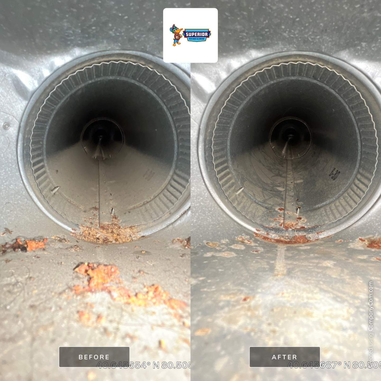 Air Duct Cleaning With a Vacuum Truck in Midland, PA by Superior Air Duct Cleaning