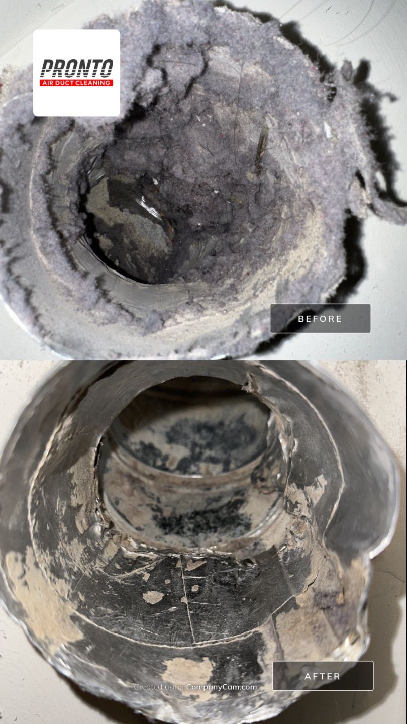 Air duct cleaning using Hypervac by Pronto Air Duct Cleaning