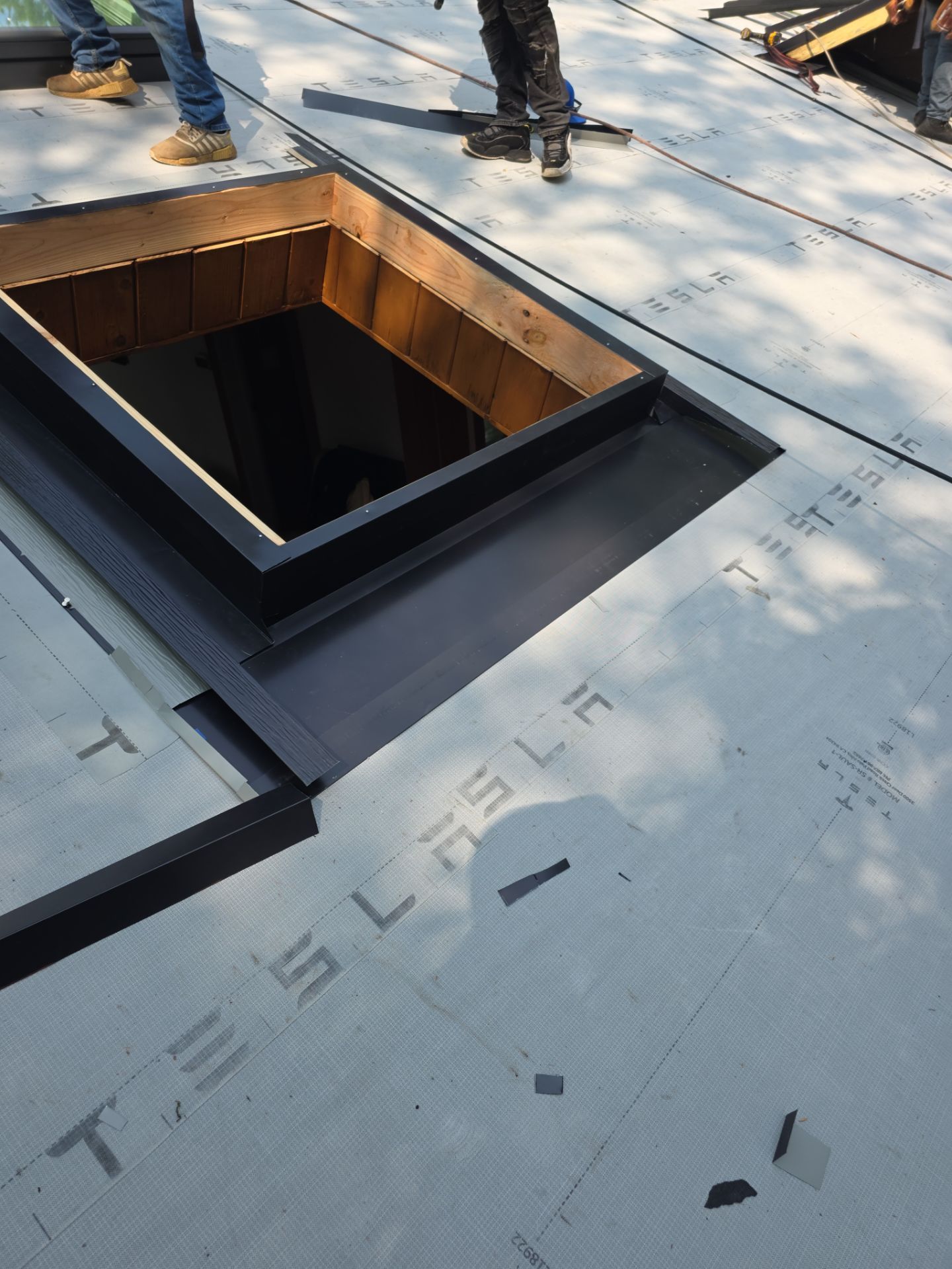 Stunning Tesla Solar Roof Cabin in the Woods by American Home Contractors
