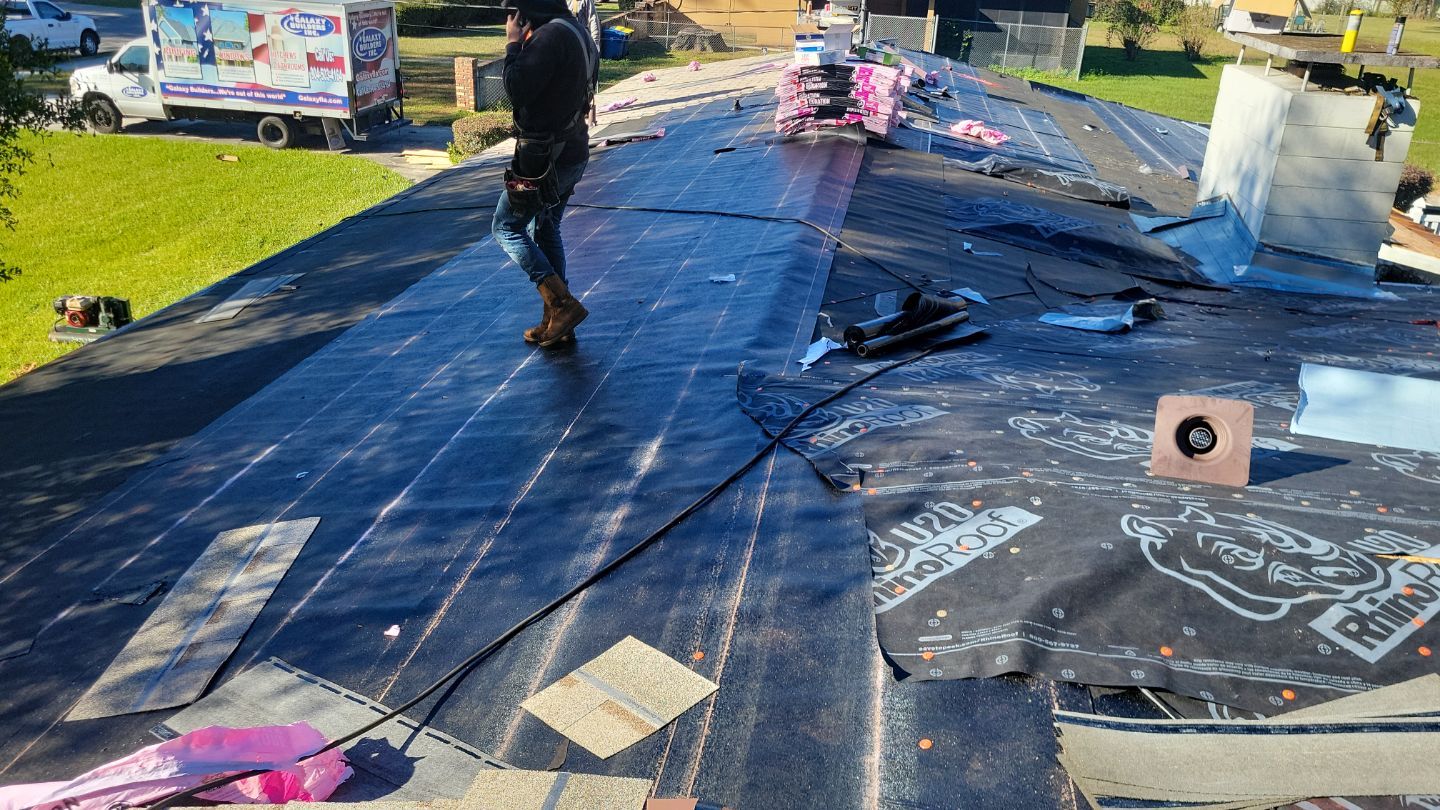 Residential Roofing Installation using Owens Corning TruDefinition Duration Shingles by Galaxy Builders, Inc.