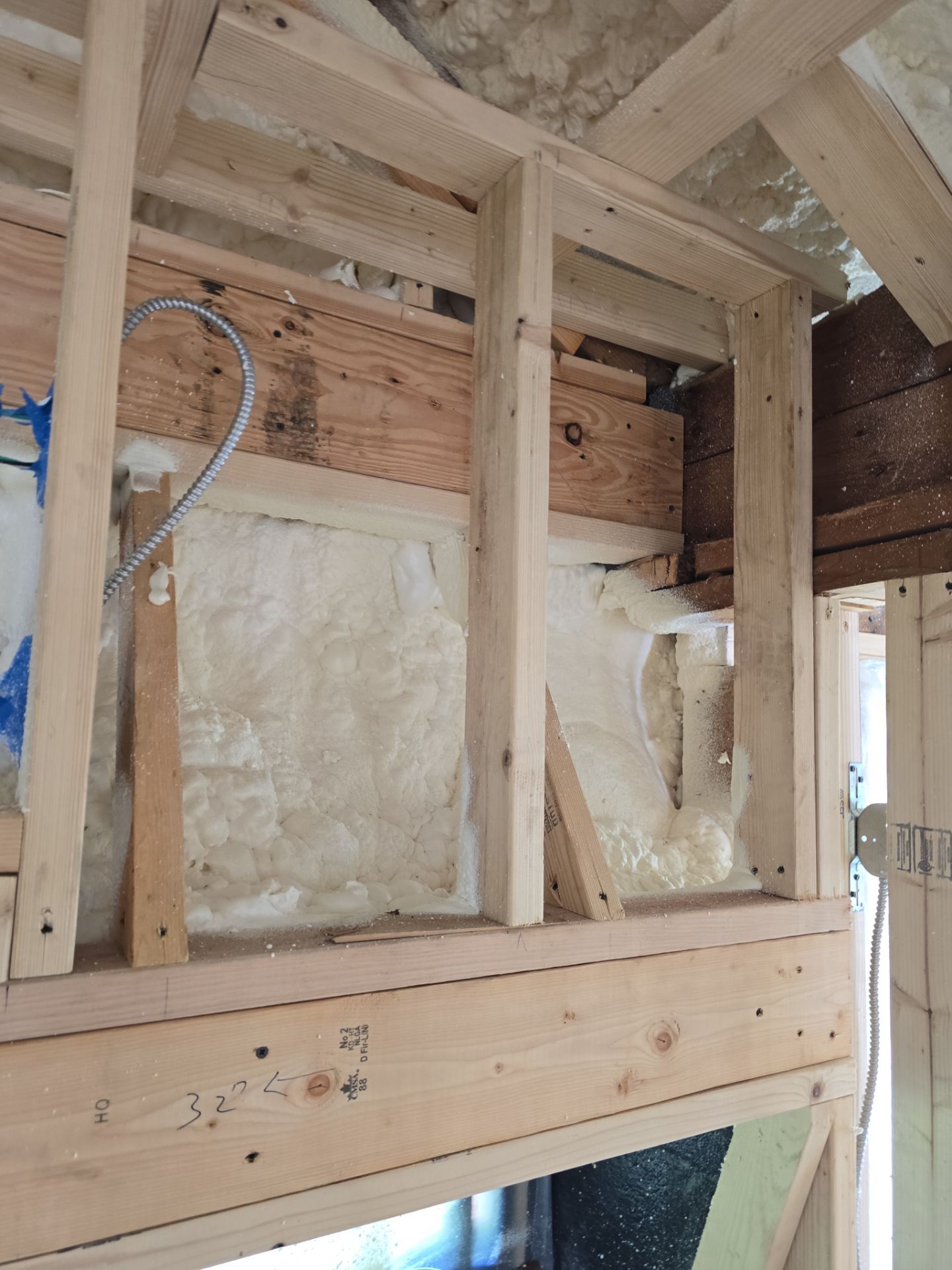 Attic Insulation using Closed Cell Spray Foam by NYS Foam & Energy