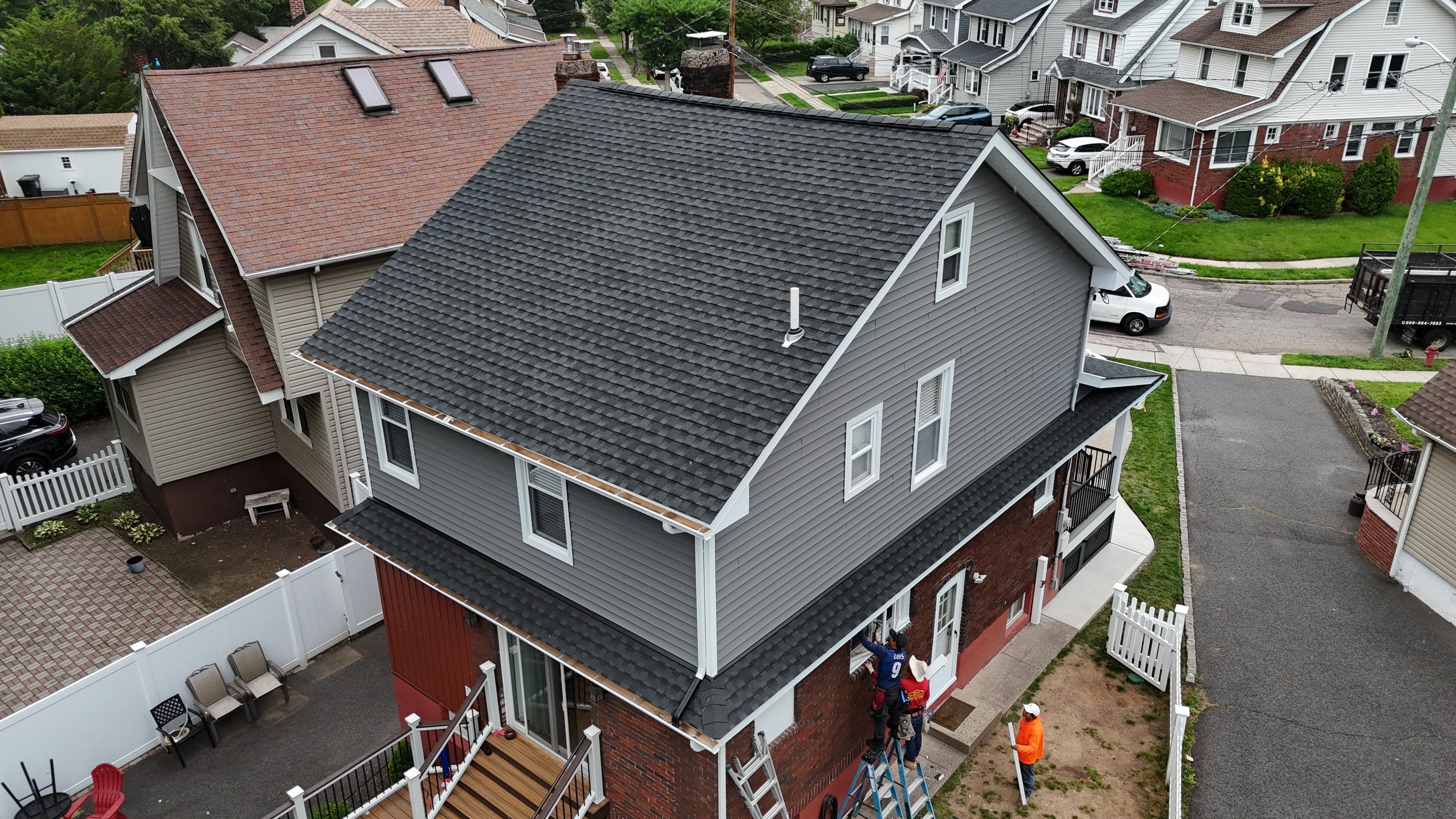Full Exterior Remodel Project in Nutley, NJ by All State Home Improvement Inc.