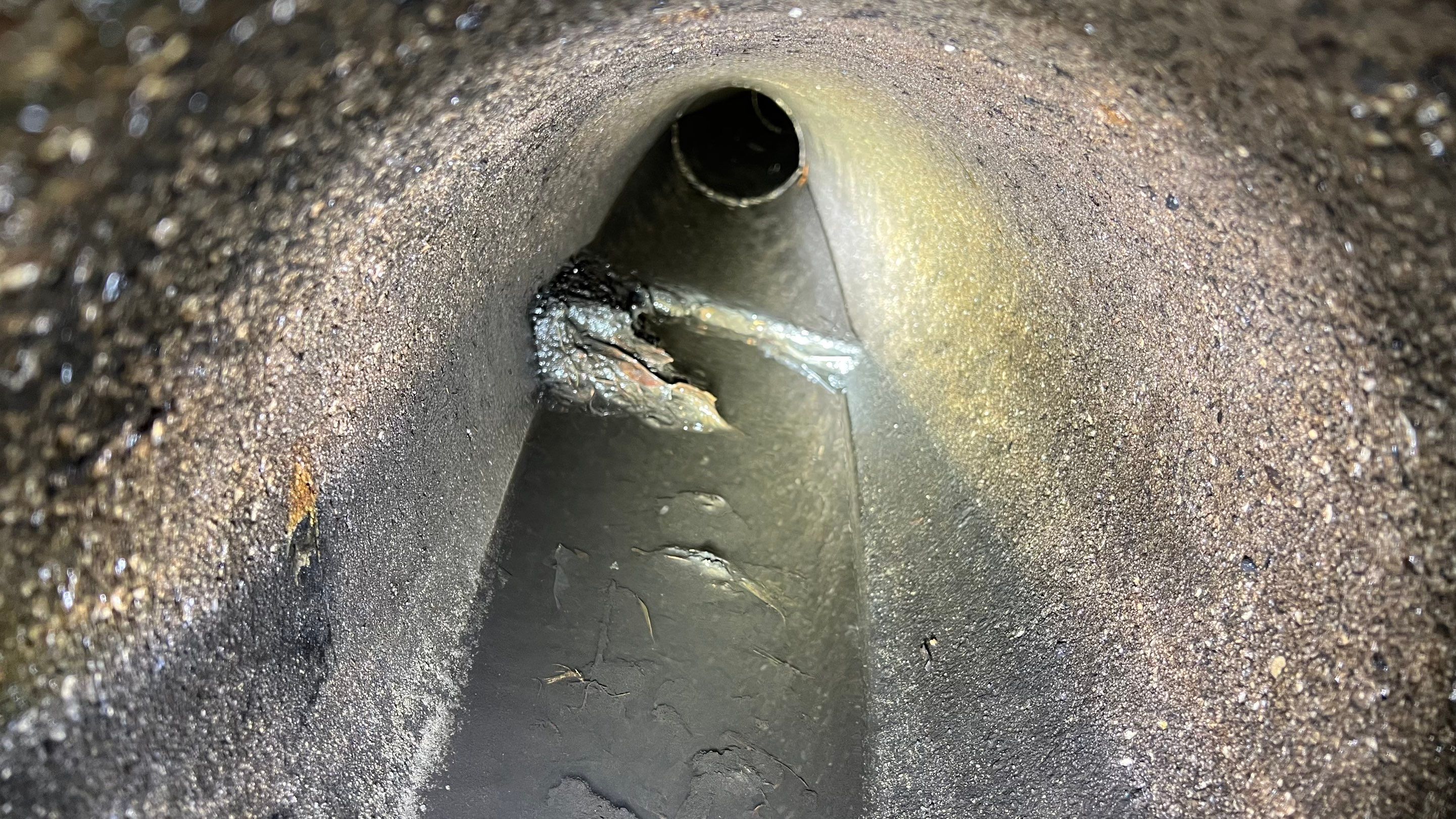 Stromwater System Maintenance at Bill Smith Appliances / Critter Cafe Marco Island Catch Basin by Don Mar, Inc. Storm Water Solutions
