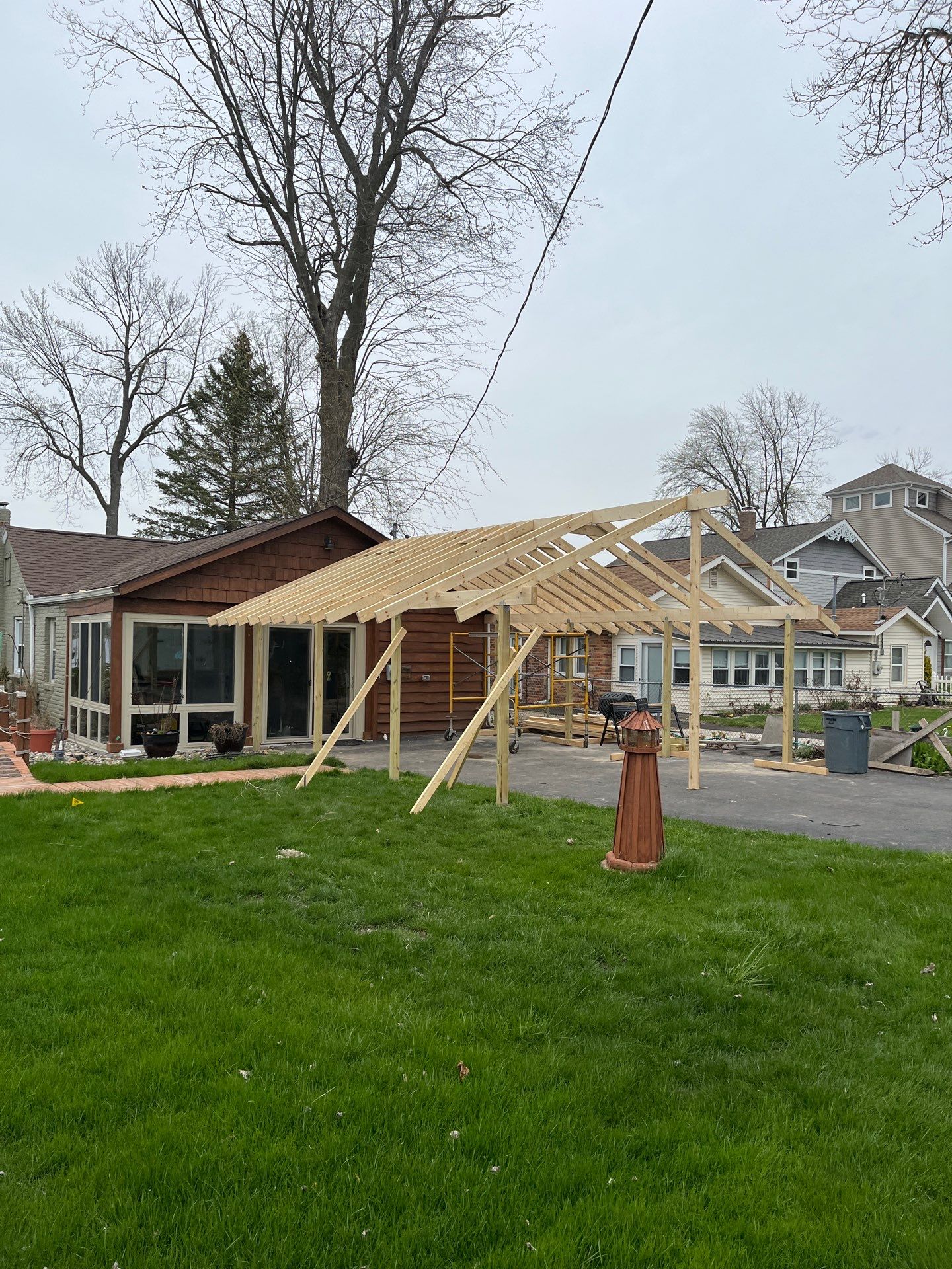 New Carport Build by Clark Builders LLC