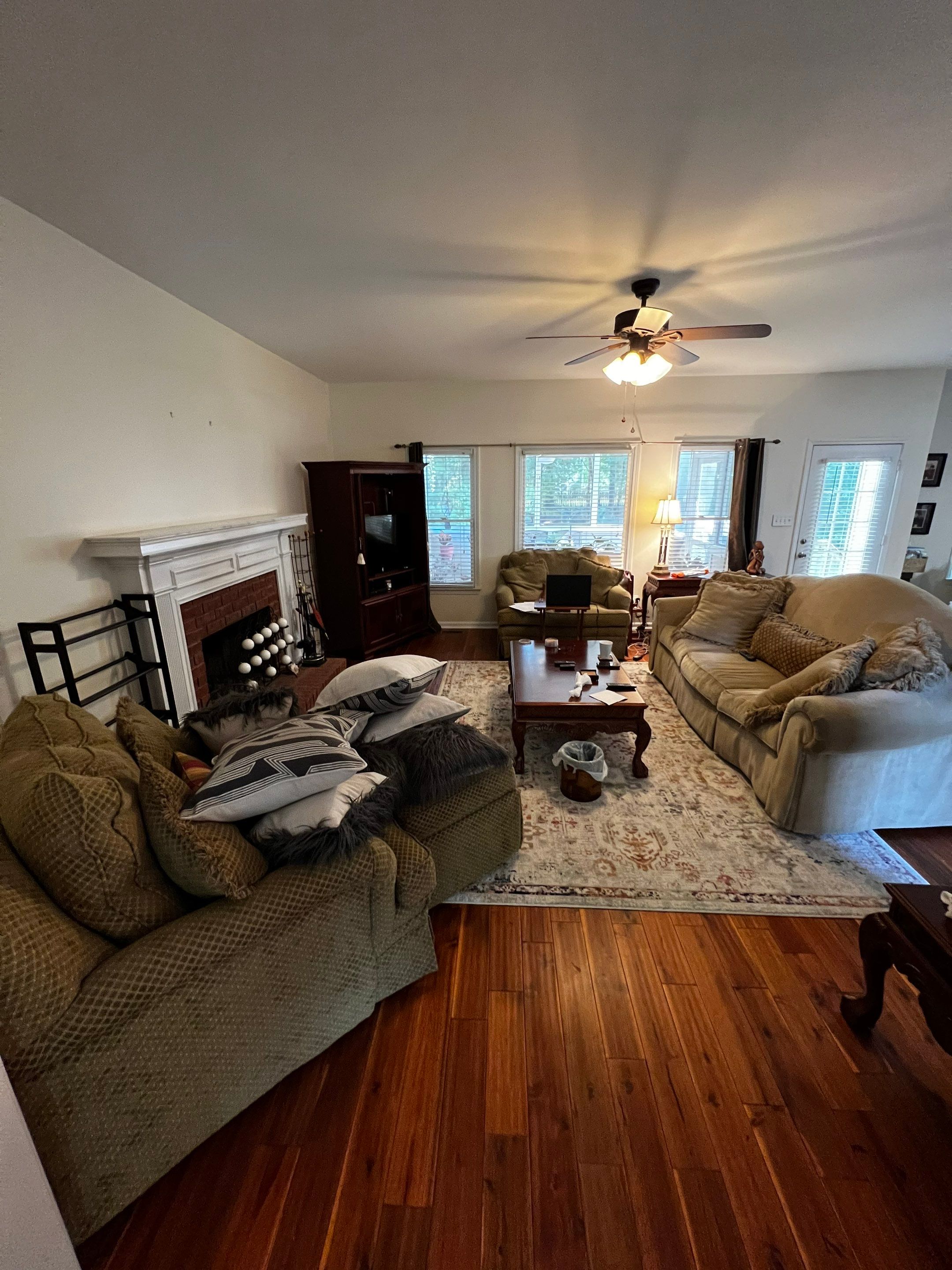 Hardwood Floor Replacement and Staircase Upgrade in Kennesaw Georgia by Swift Home Renovations