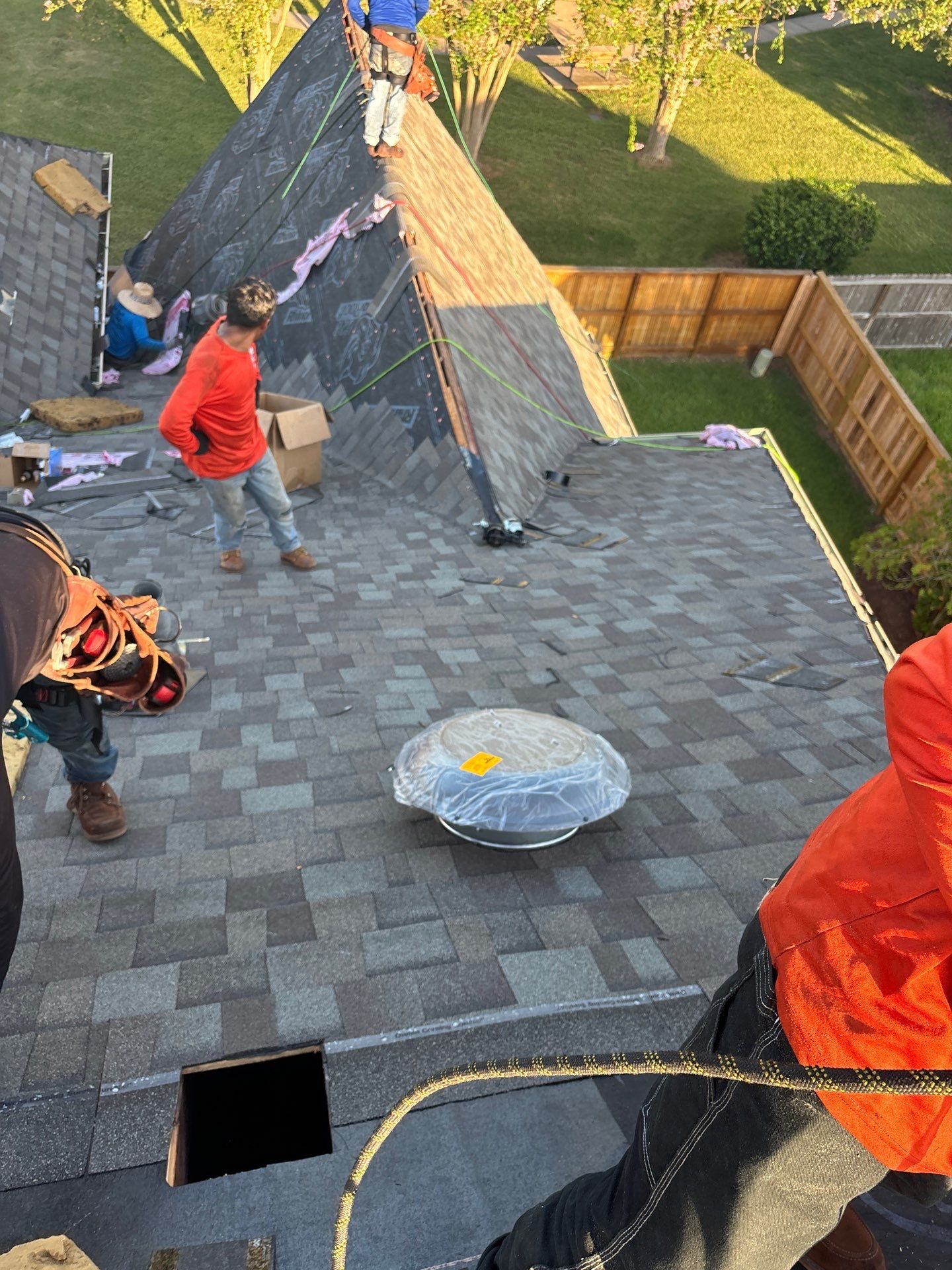 Residential Roofing Installation using Owen's Corning Duration (Lifetime) Shingles by Roof Repair Company