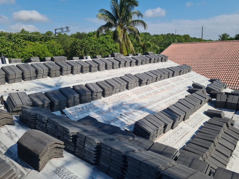 Residential Roofing Installation using Eagle Roofing Tile by BLUES BROTHERS ROOFING
