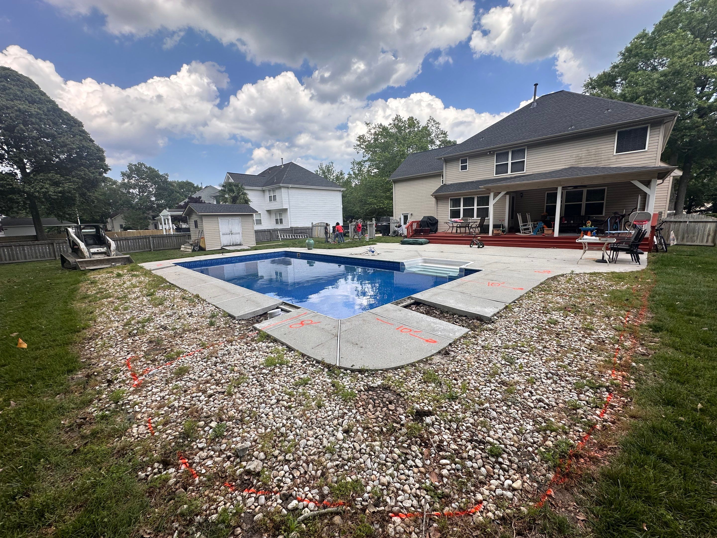 Project in Virginia Beach by Sam The Concrete Man Virginia Beach